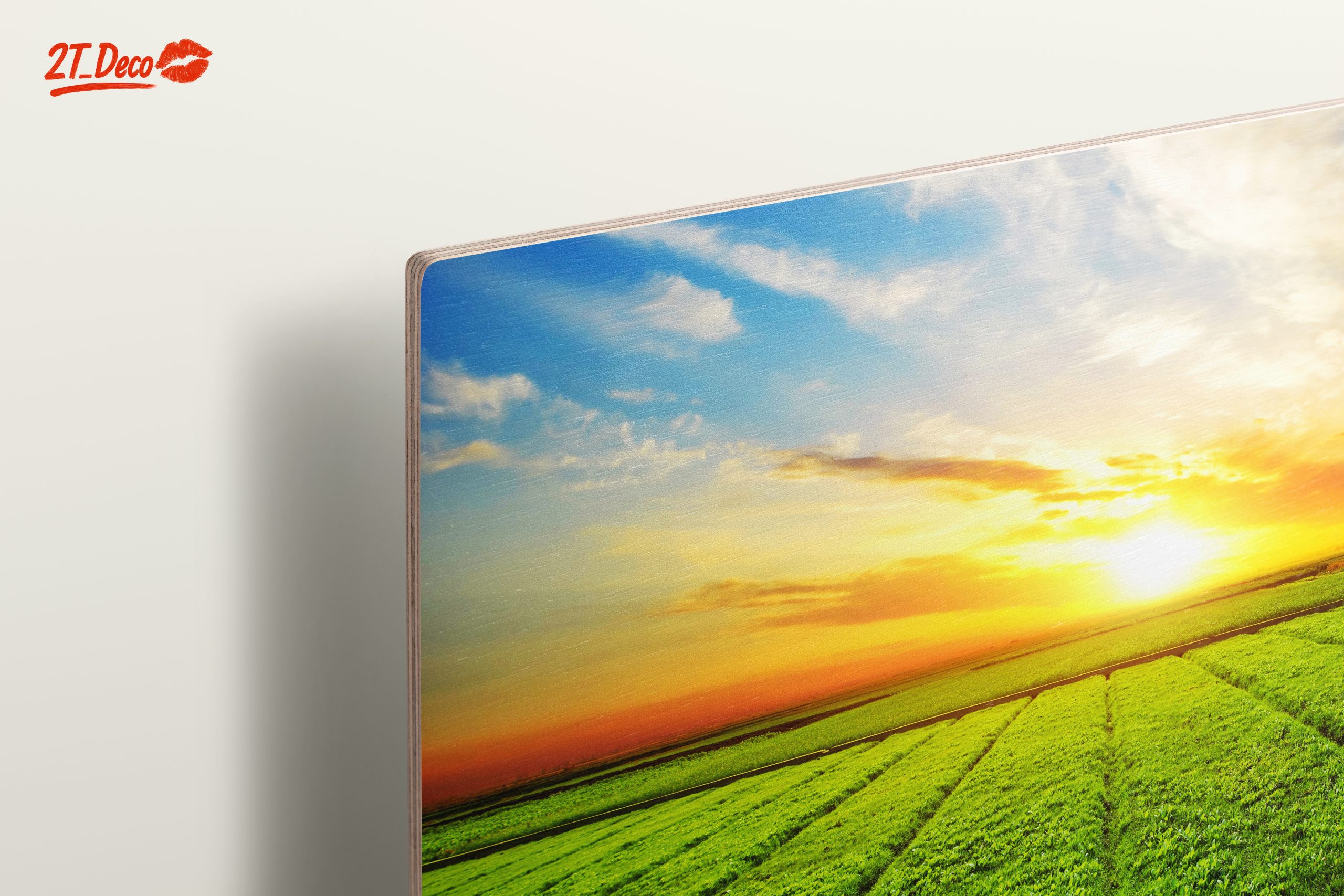 Vibrant Sunrise Over Green Fields - Image 15