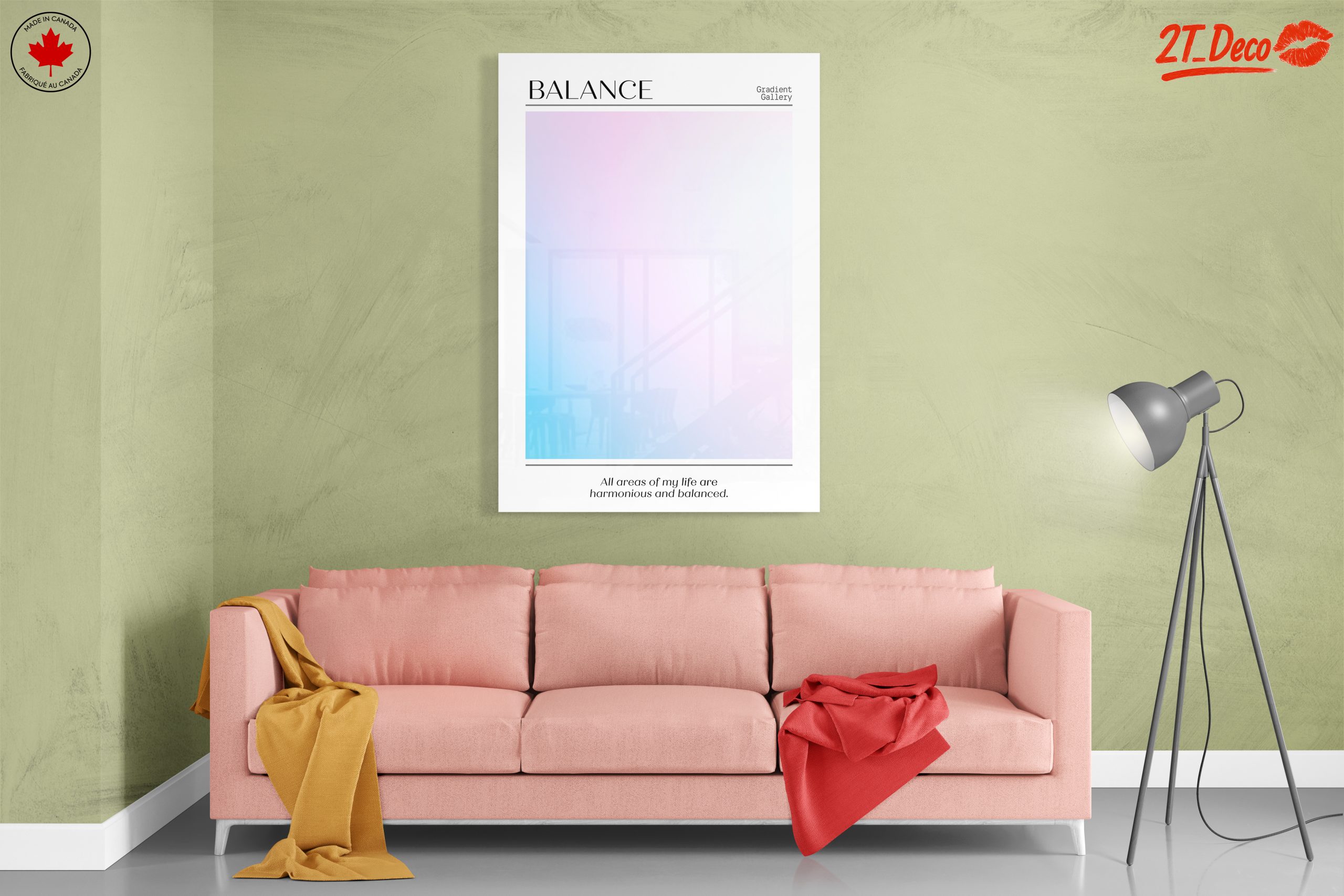 Soft Gradient Balance Abstract Art - Image 7
