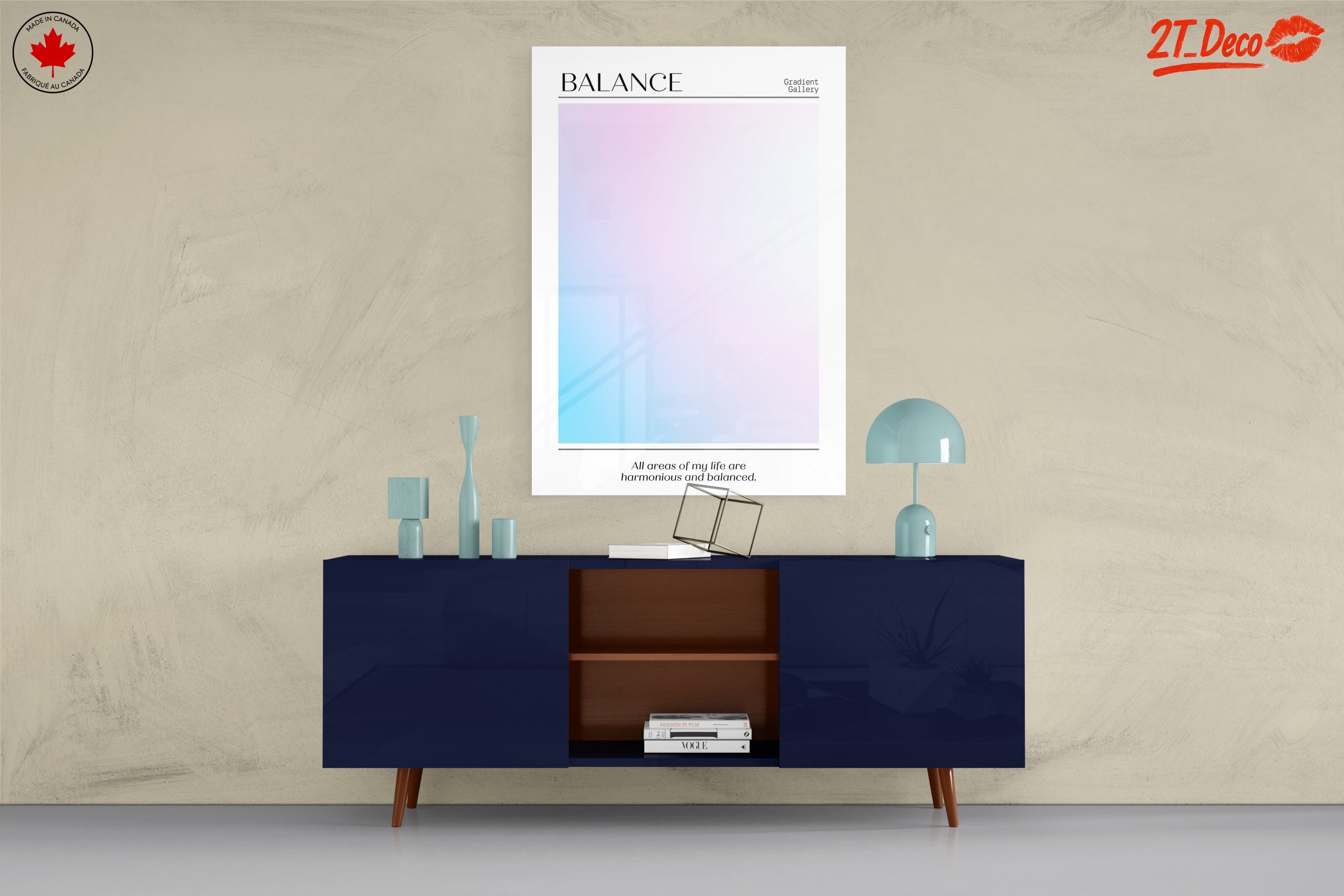 Soft Gradient Balance Abstract Art - Image 8