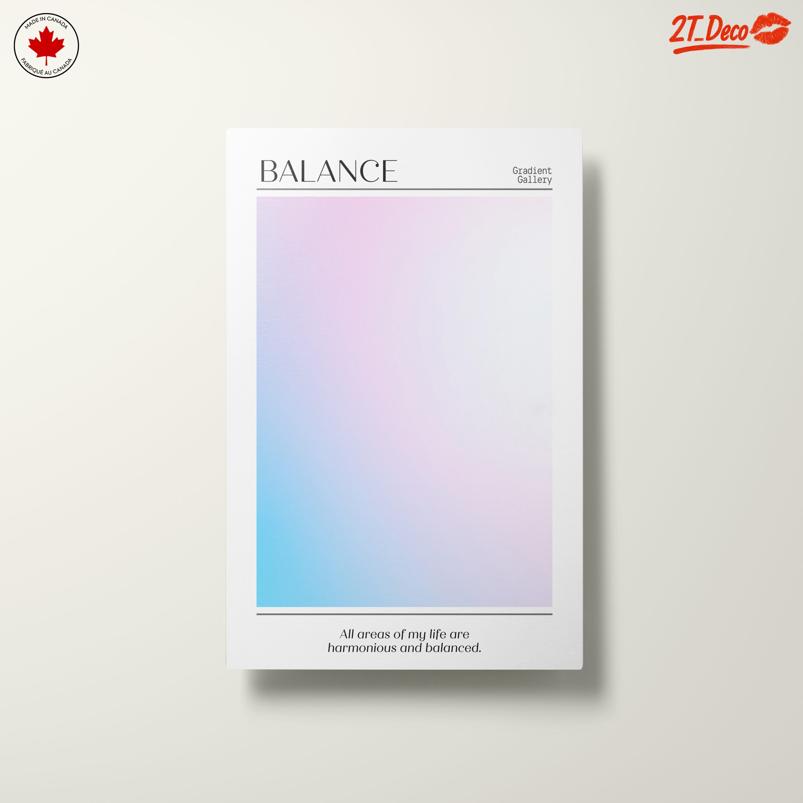 Soft Gradient Balance Abstract Art - Image 10