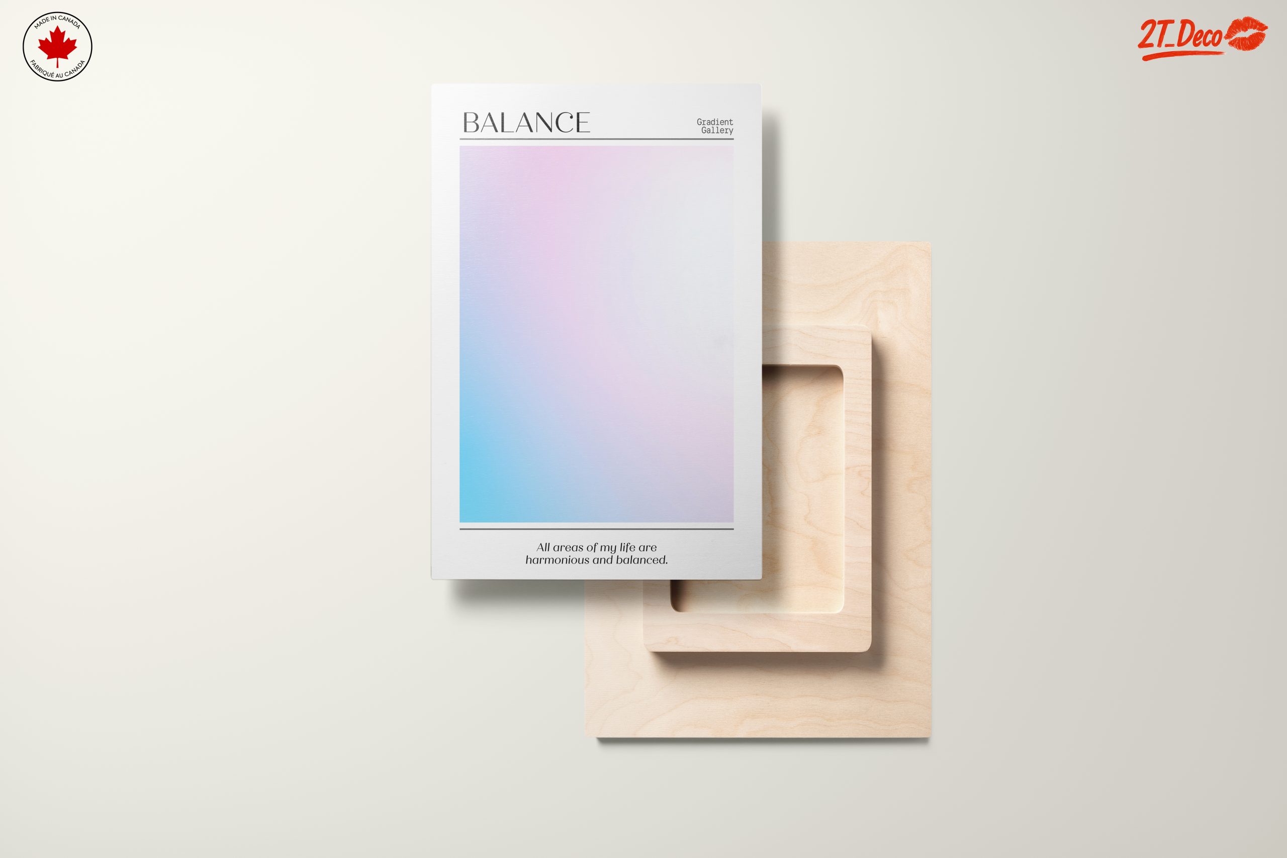 Soft Gradient Balance Abstract Art - Image 11