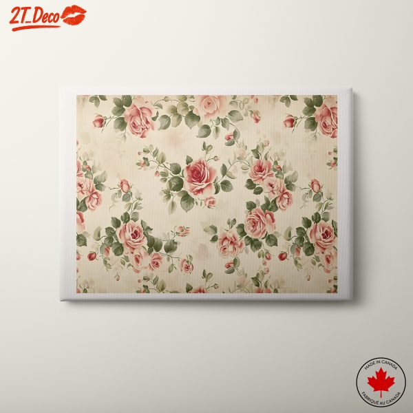 Vintage Floral Pattern with Roses