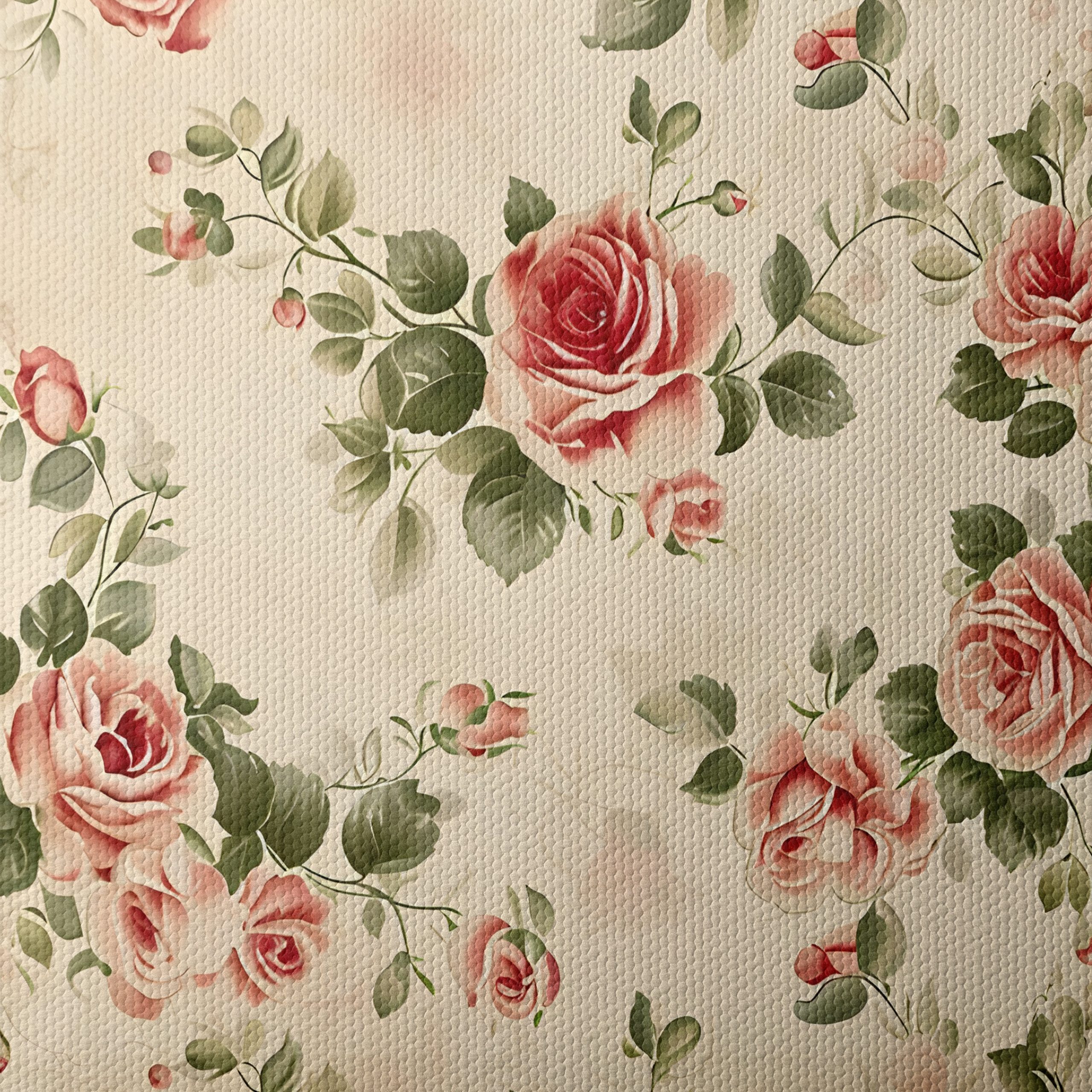 Vintage Floral Pattern with Roses - Image 4