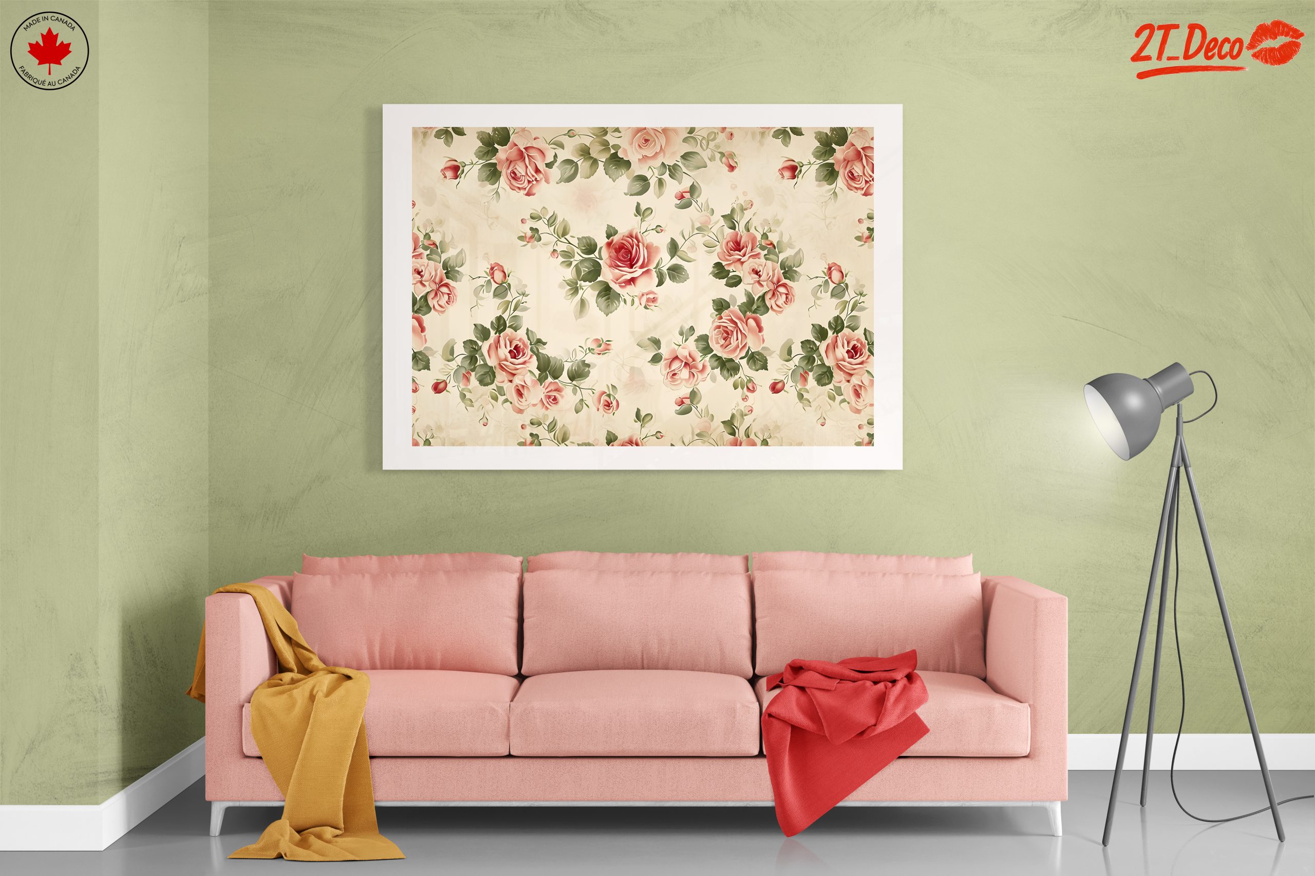 Vintage Floral Pattern with Roses - Image 7