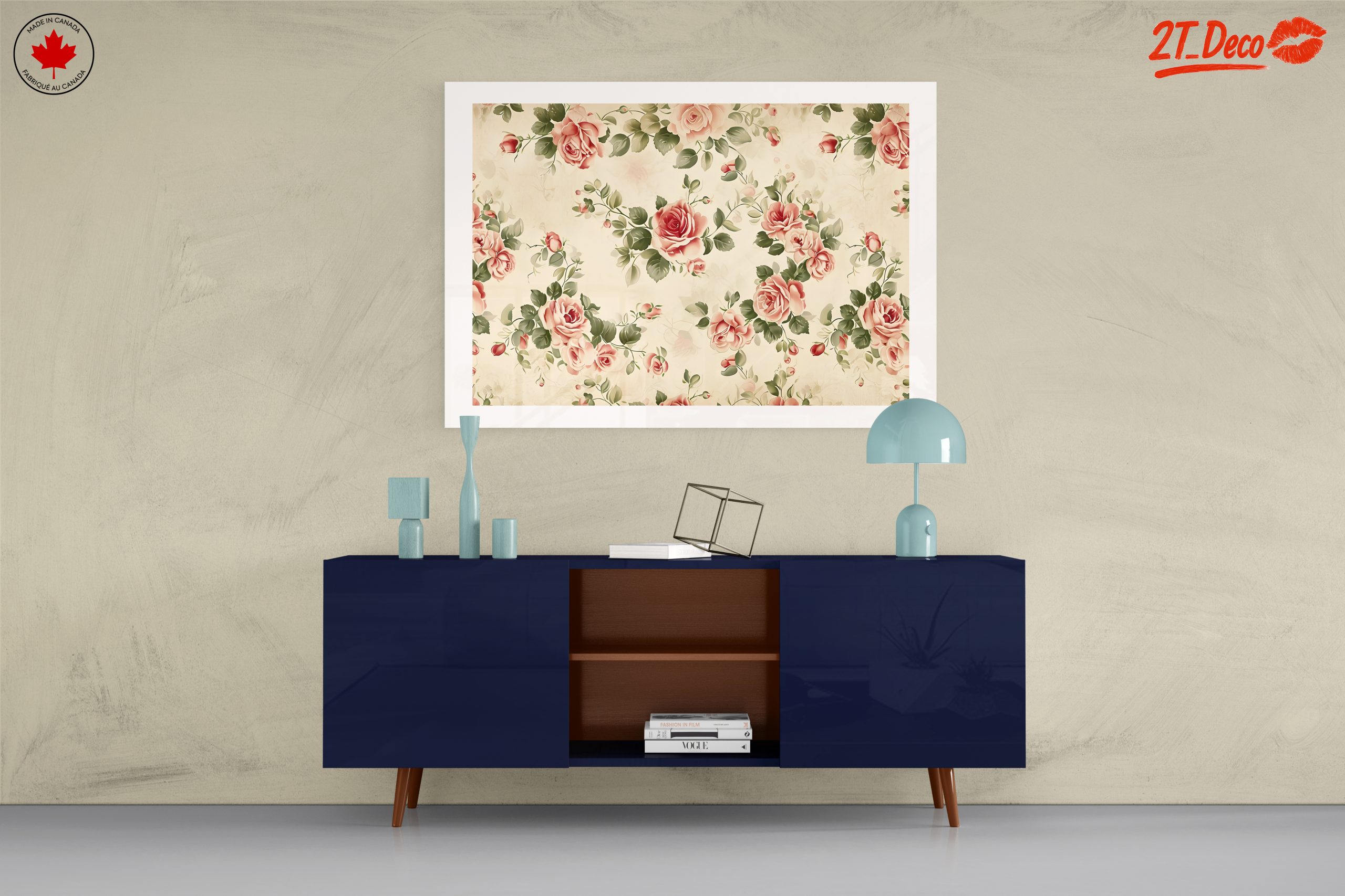 Vintage Floral Pattern with Roses - Image 8