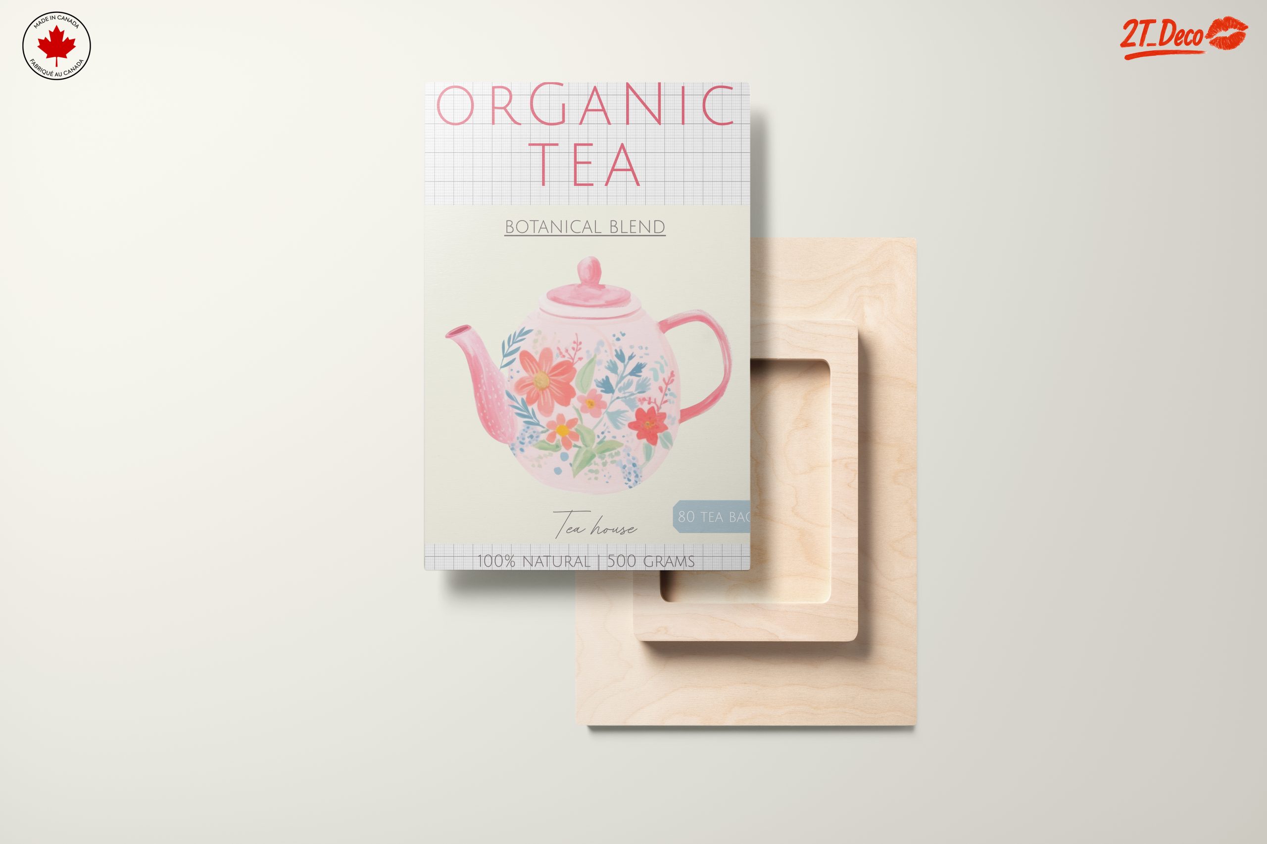 Charming Botanical Tea Teapot Artwork - Image 11
