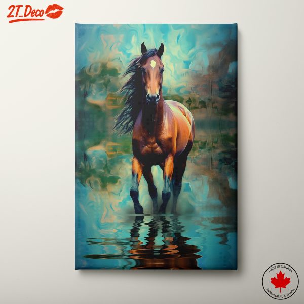 Majestic Horse in Vibrant Colors