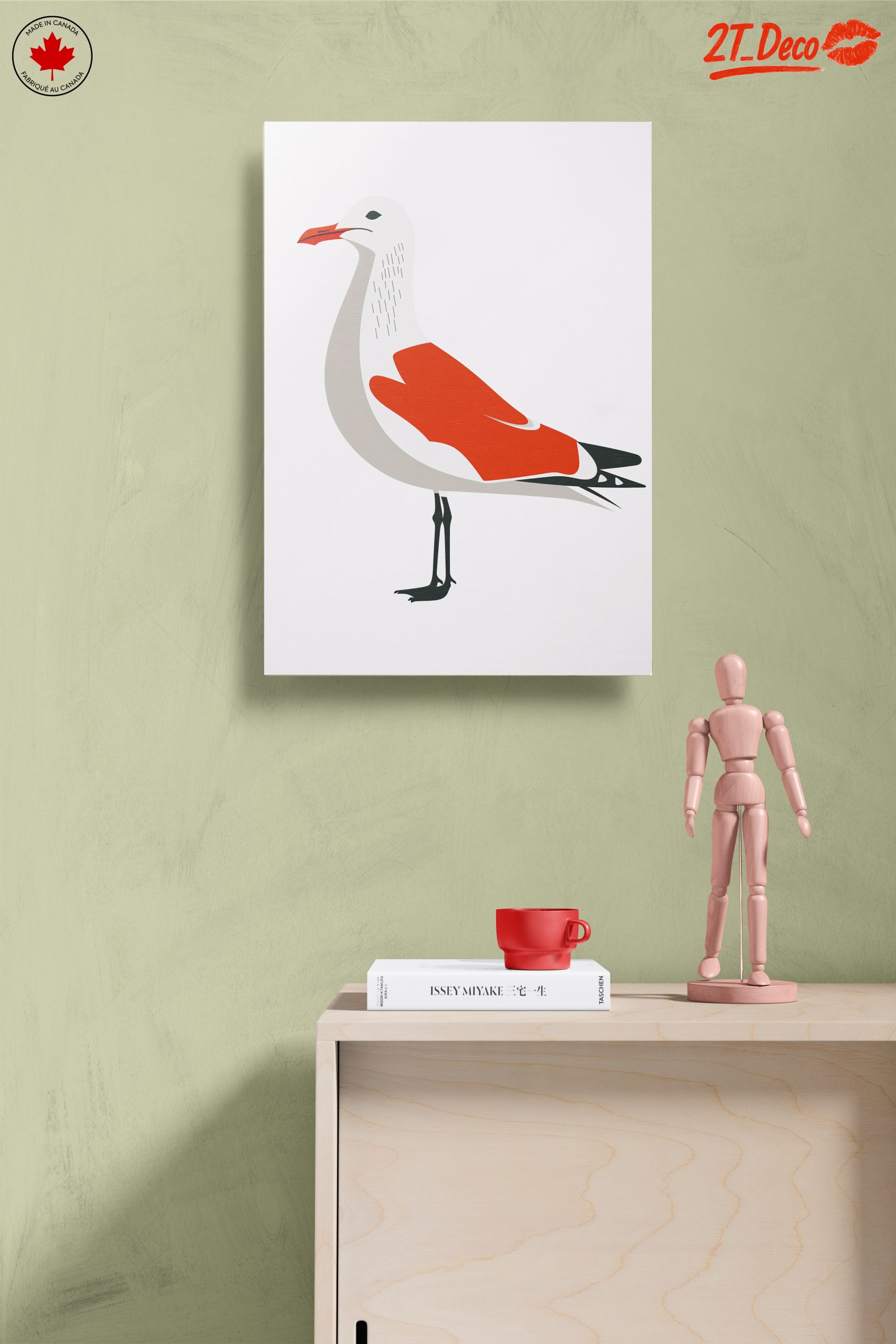 Stylized Bird Artwork with Bold Colors - Image 14