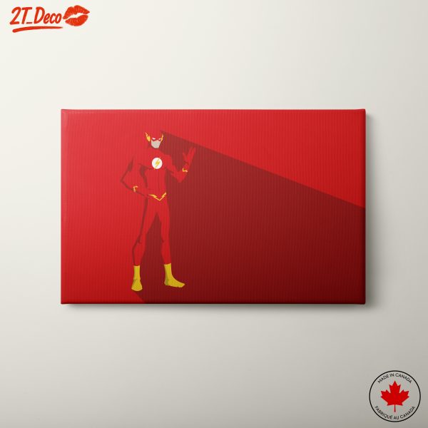 The Flash in Bold Red Art