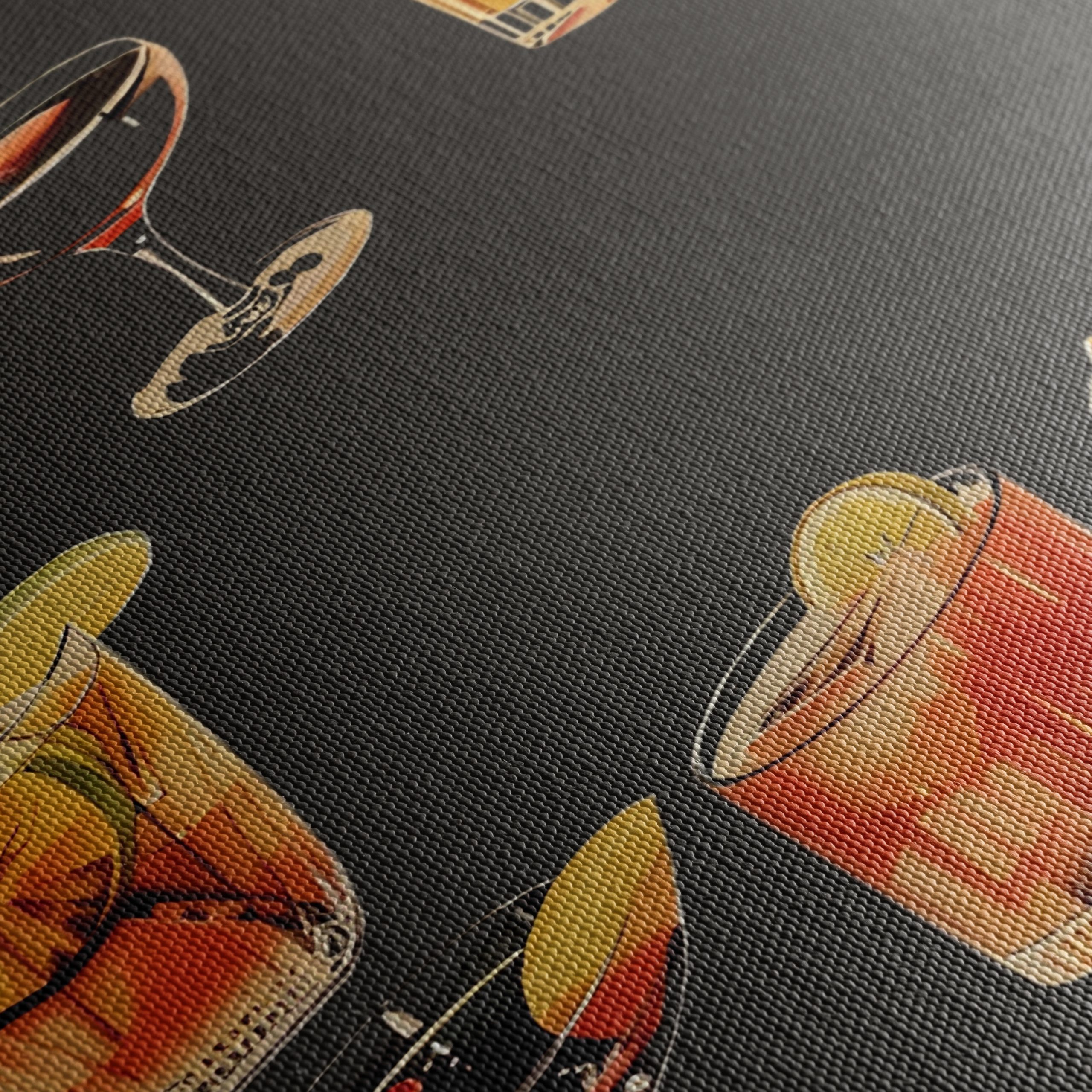 Colorful Cocktail Artwork for Home Bar - Image 5