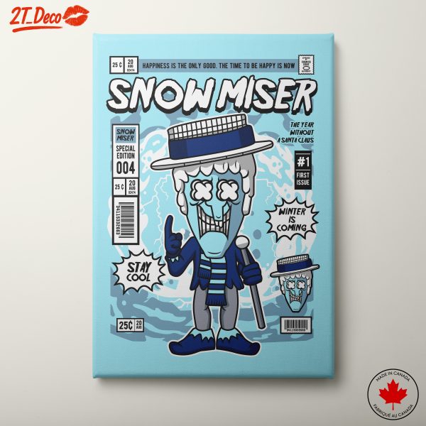 Snow Miser Cartoon Character Art