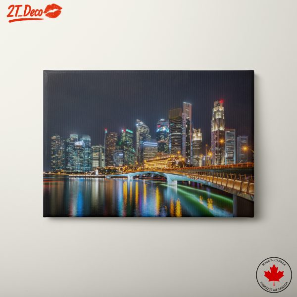 Stunning Nighttime City Skyline