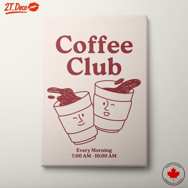 Coffee Club Morning Art