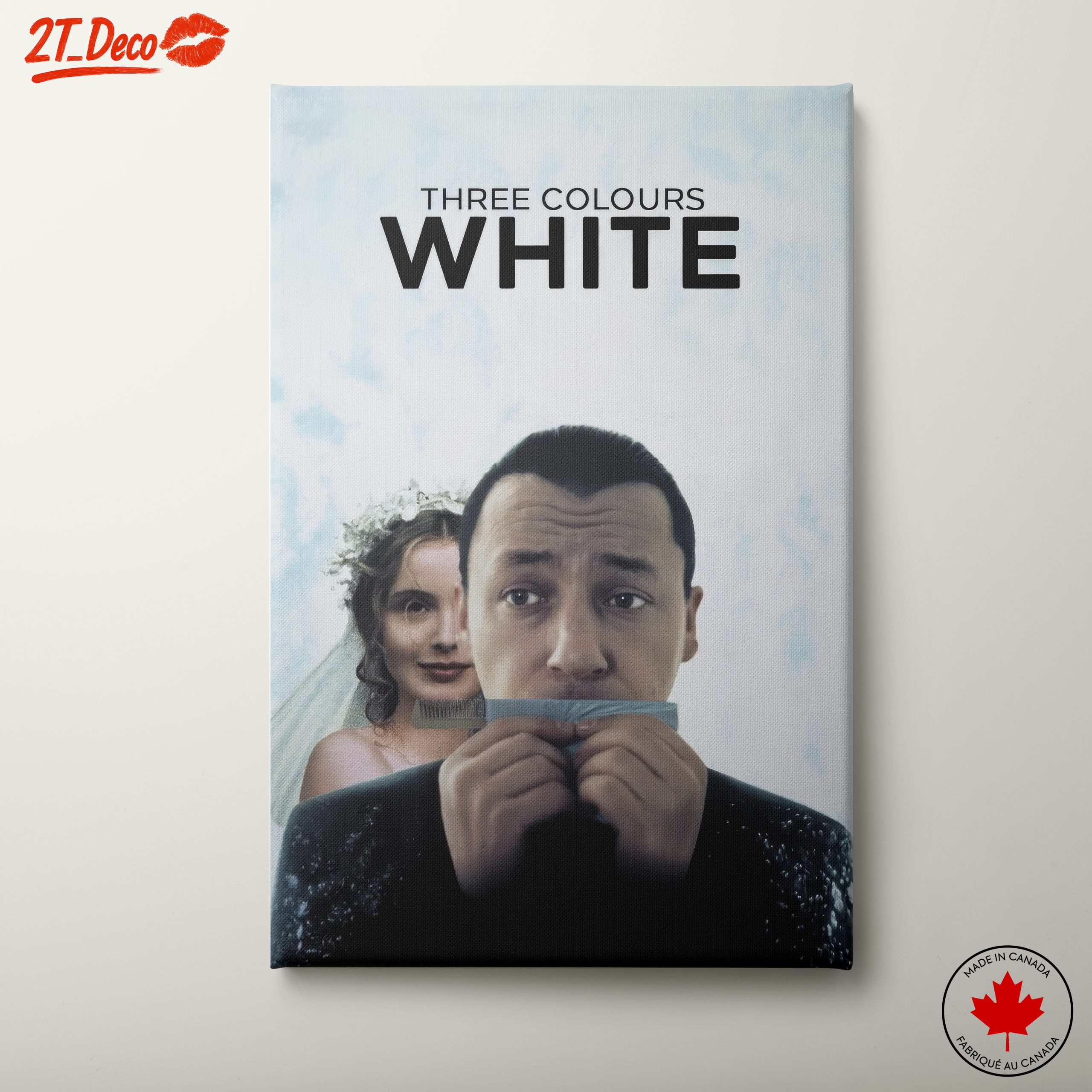 Three Colours White Cinematic Art