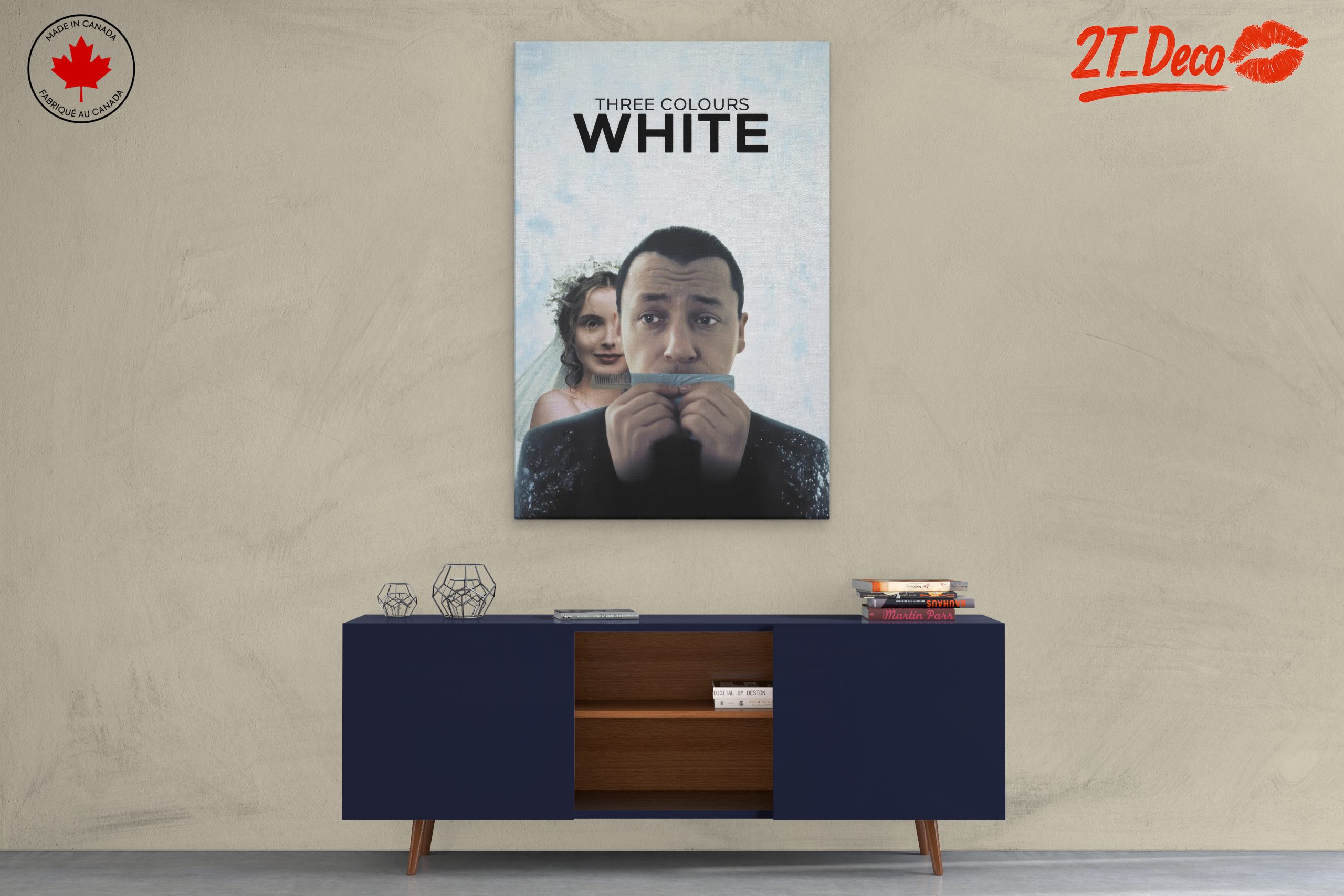 Three Colours White Cinematic Art - Image 3