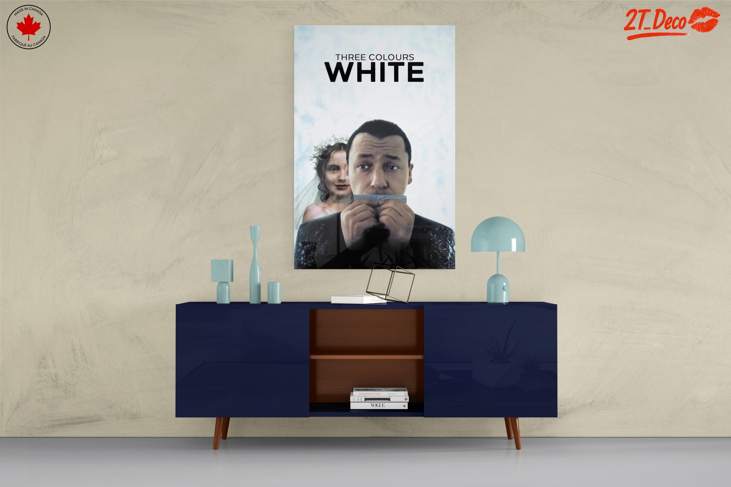 Three Colours White Cinematic Art - Image 8