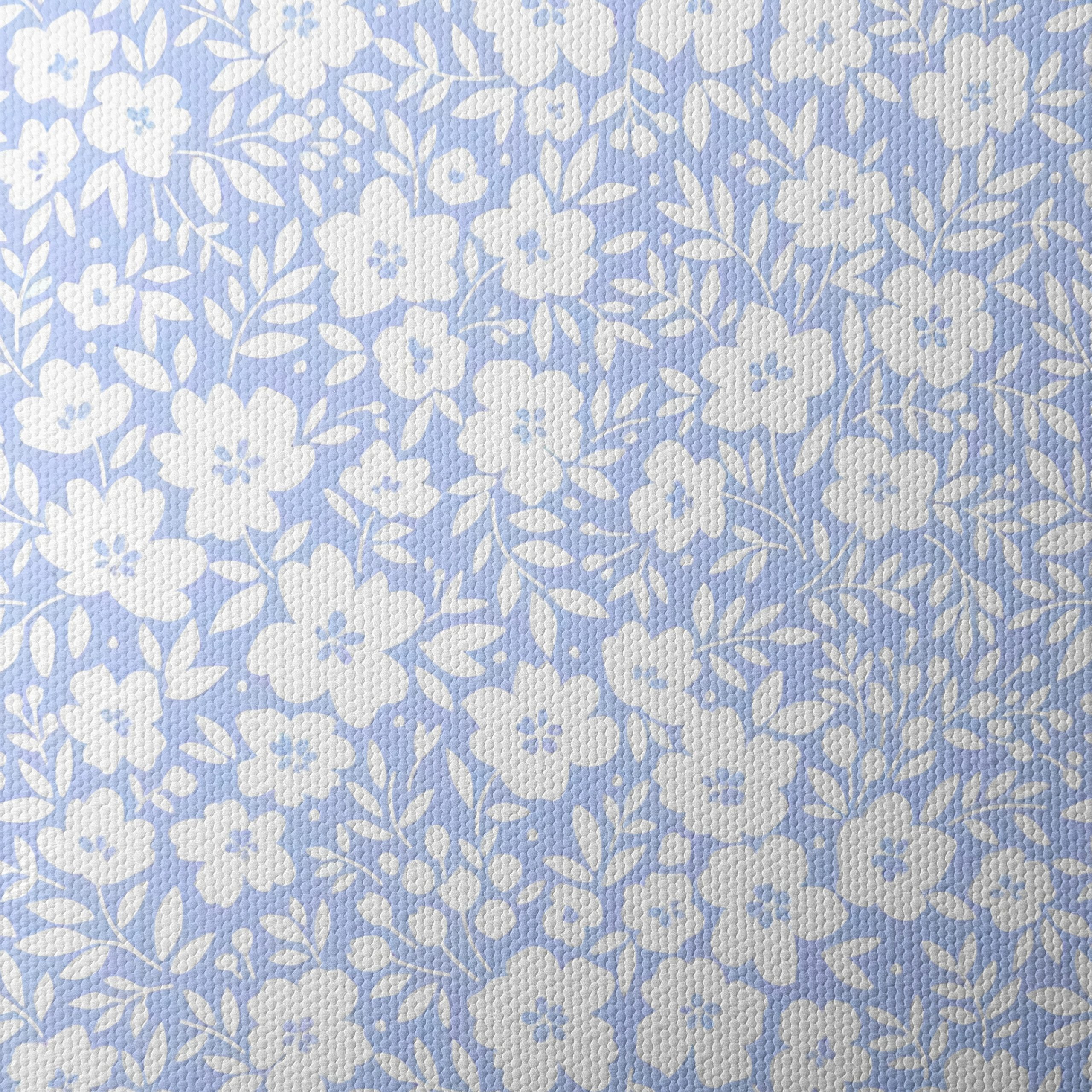 Delicate Floral Pattern in Soft Blue - Image 4