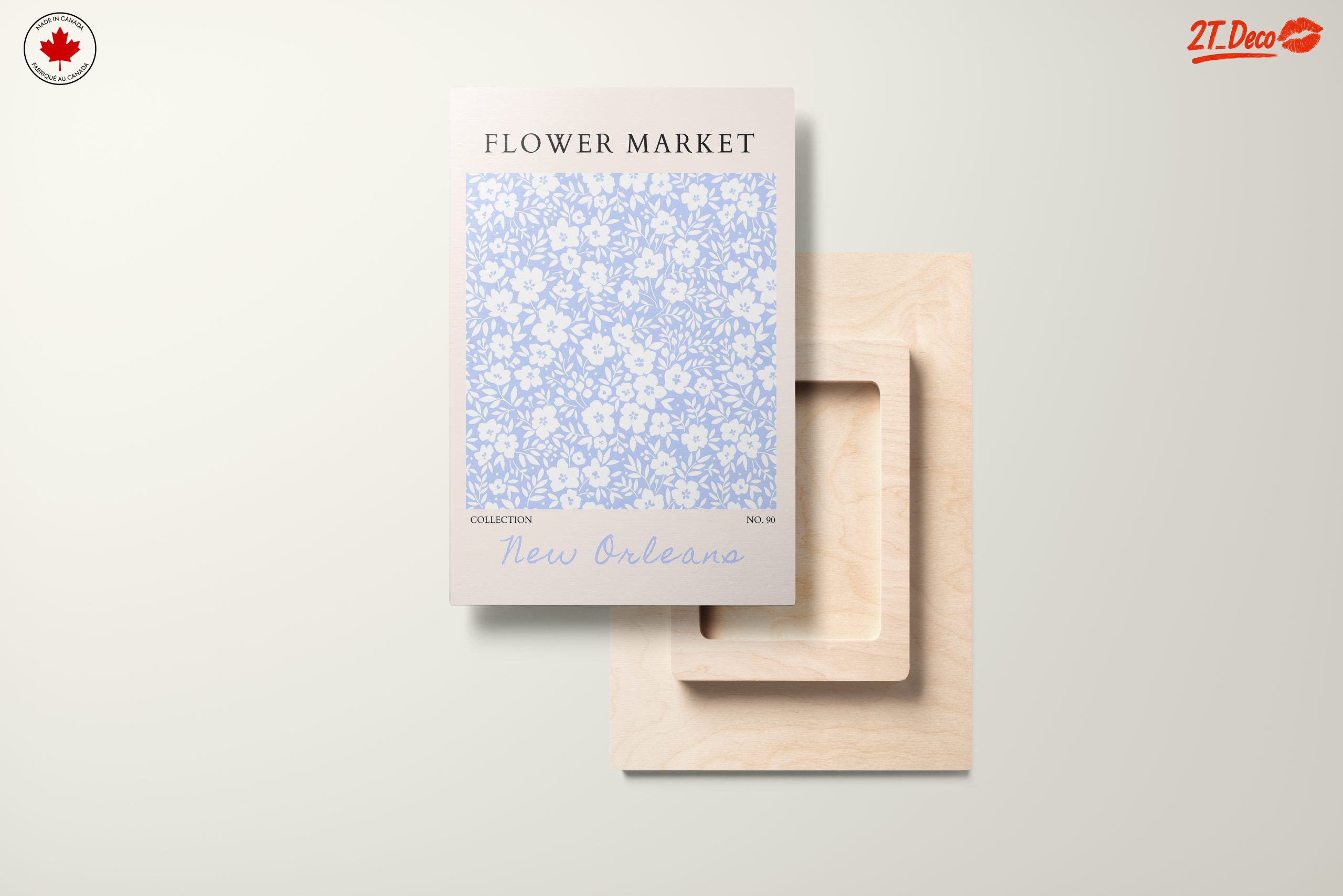 Delicate Floral Pattern in Soft Blue - Image 11