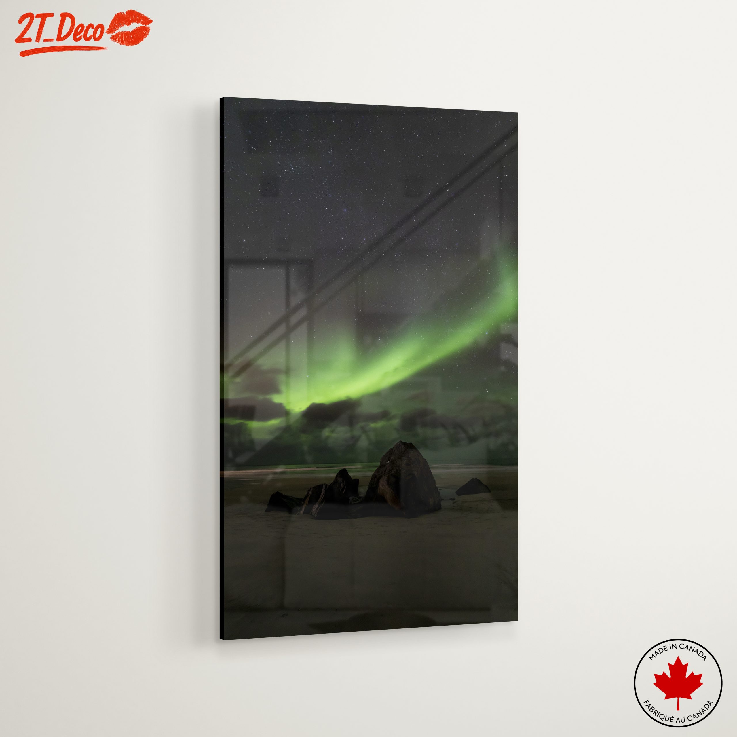 Aurora Borealis Over Serene Beach - Image 6