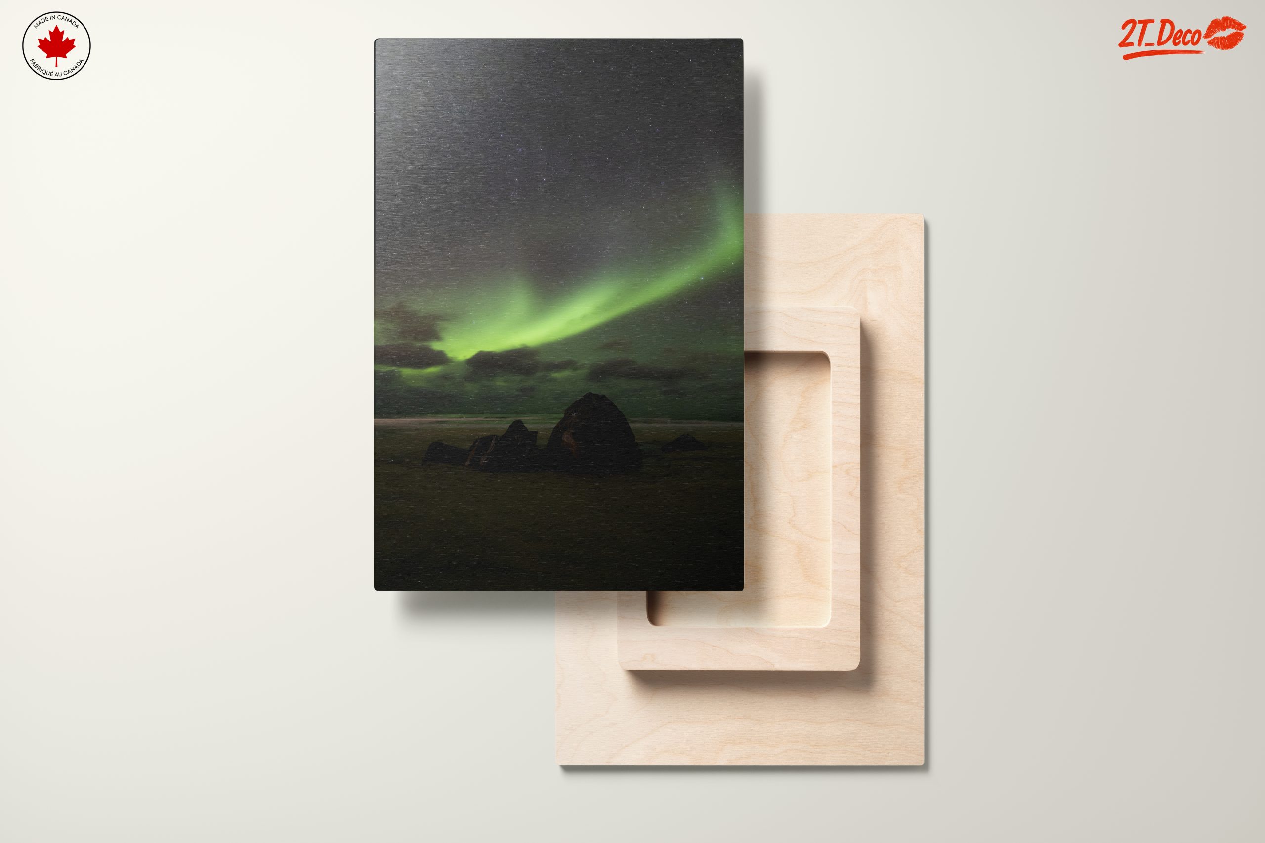 Aurora Borealis Over Serene Beach - Image 11