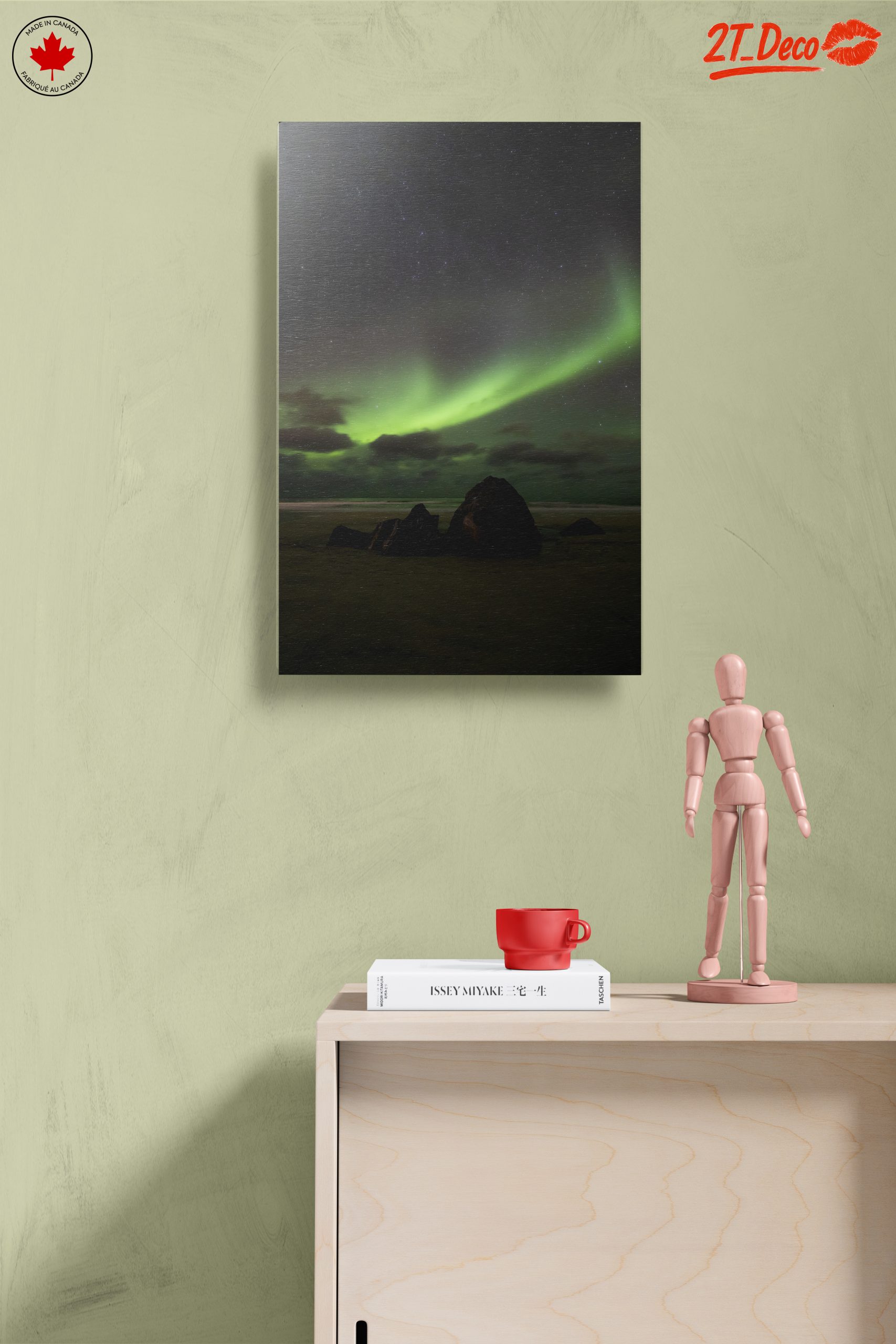 Aurora Borealis Over Serene Beach - Image 14