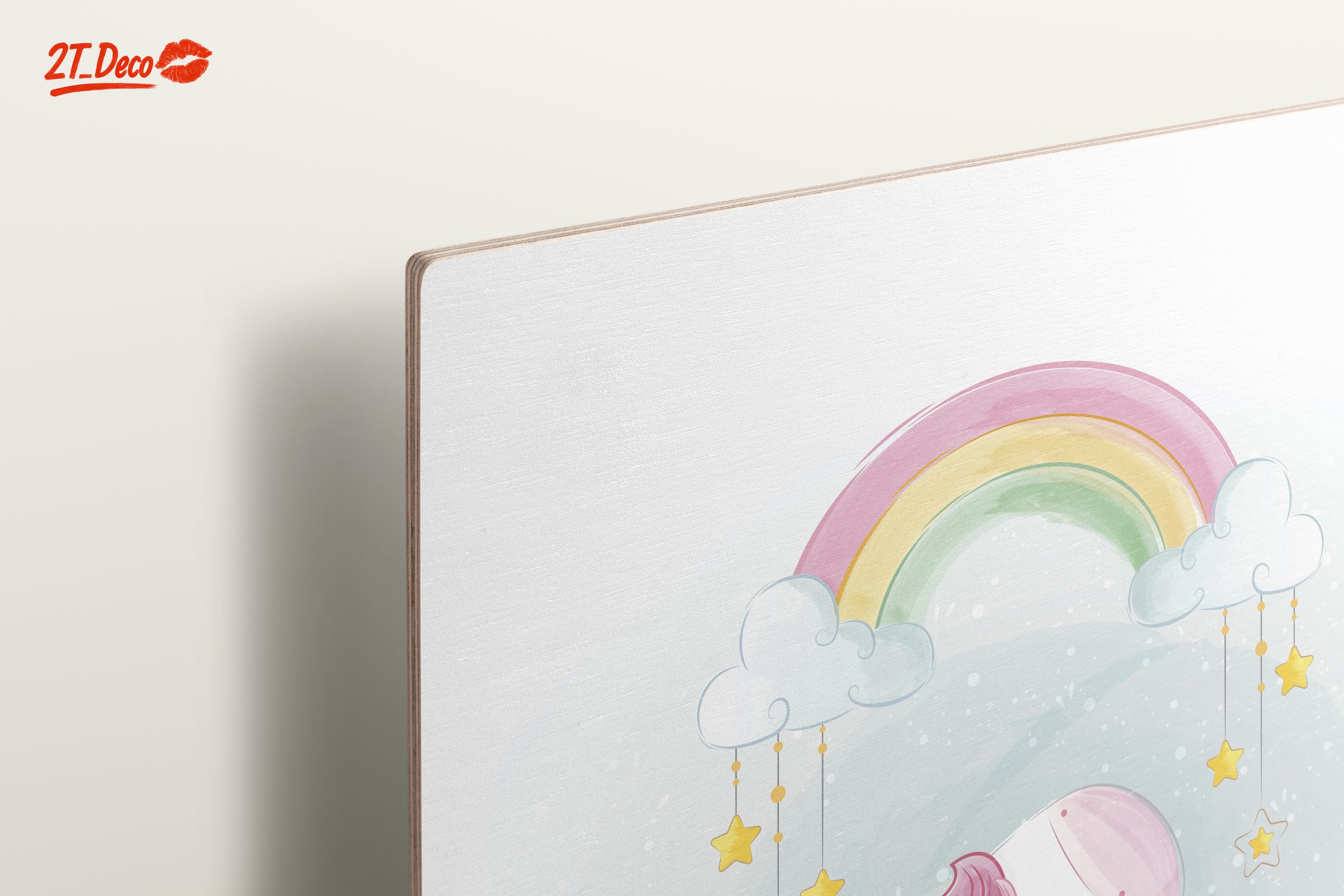 Magical Unicorn Art with Rainbow and Clouds - Image 15