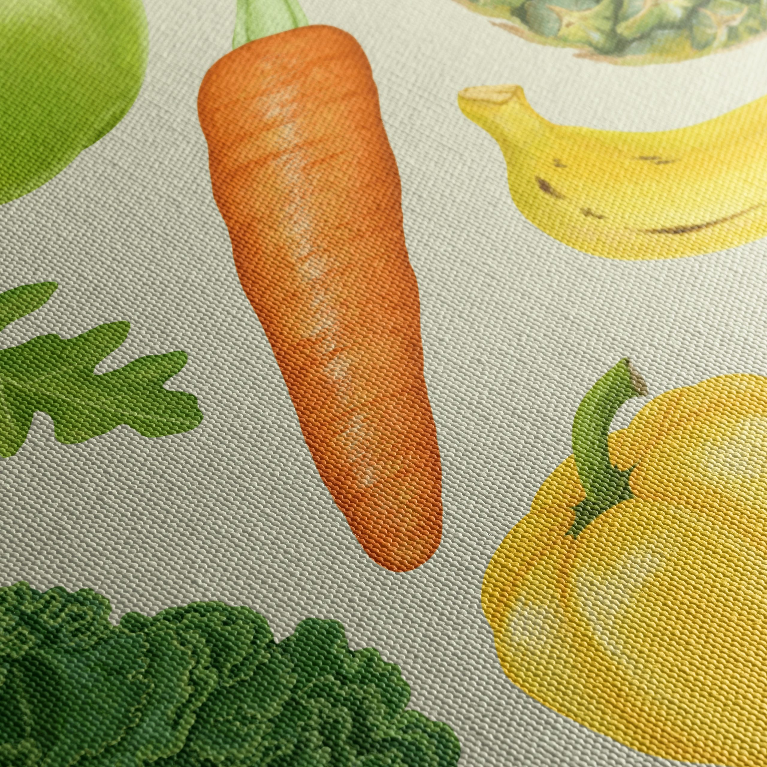Colorful Abstract Representation of Fruits and Vegetables - Image 5