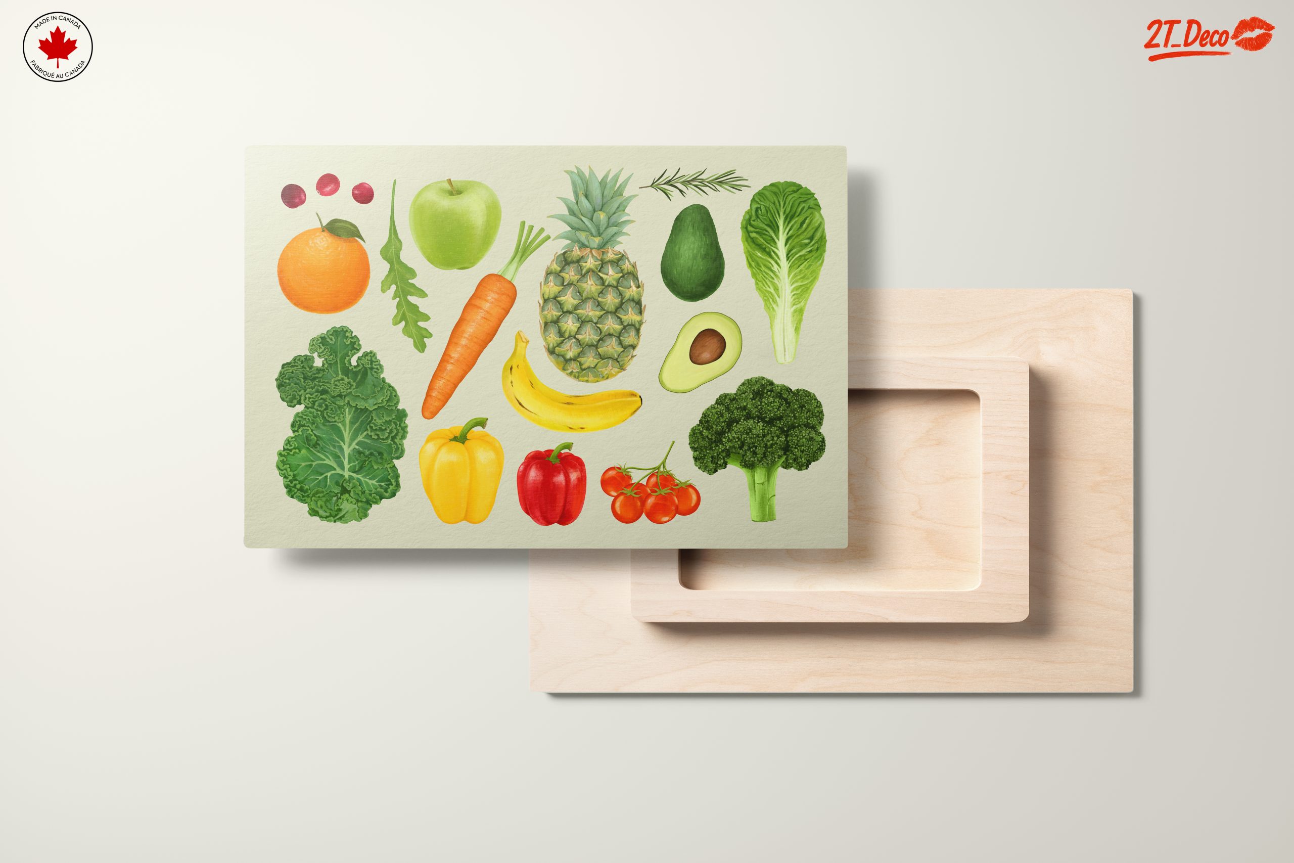 Colorful Abstract Representation of Fruits and Vegetables - Image 11