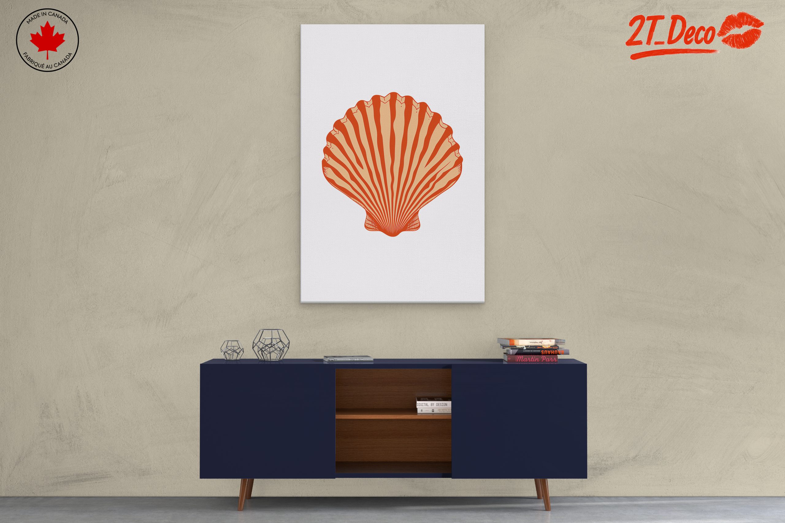 Stylized Abstract Shell Art - Image 3
