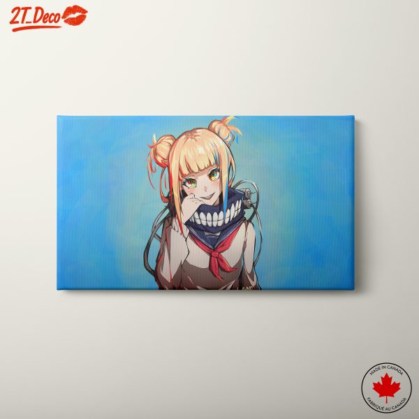 Anime Character with Unique Style and Colorful Background