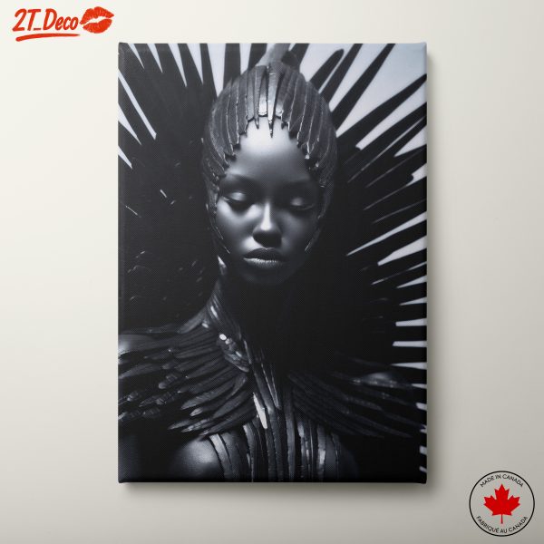 Stunning Modern Figurative Artwork on Black Background