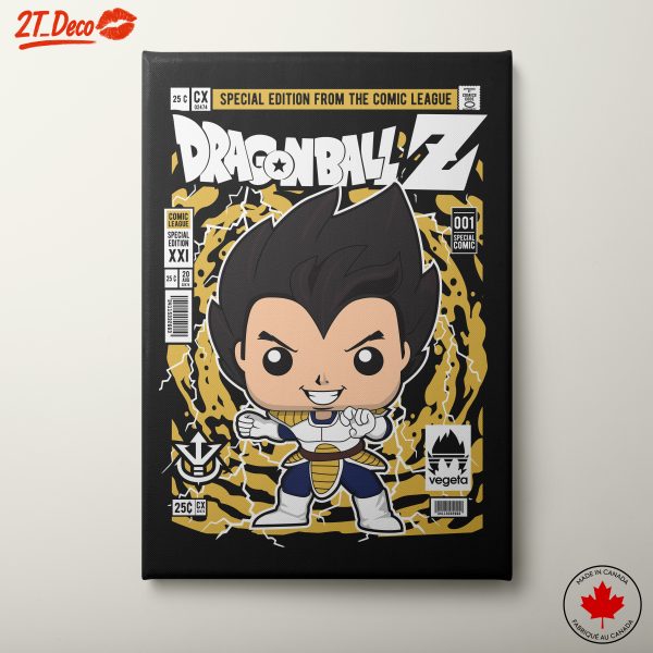 Dragon Ball Vegeta Character Art