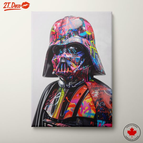 Colorful Stylized Darth Vader Art