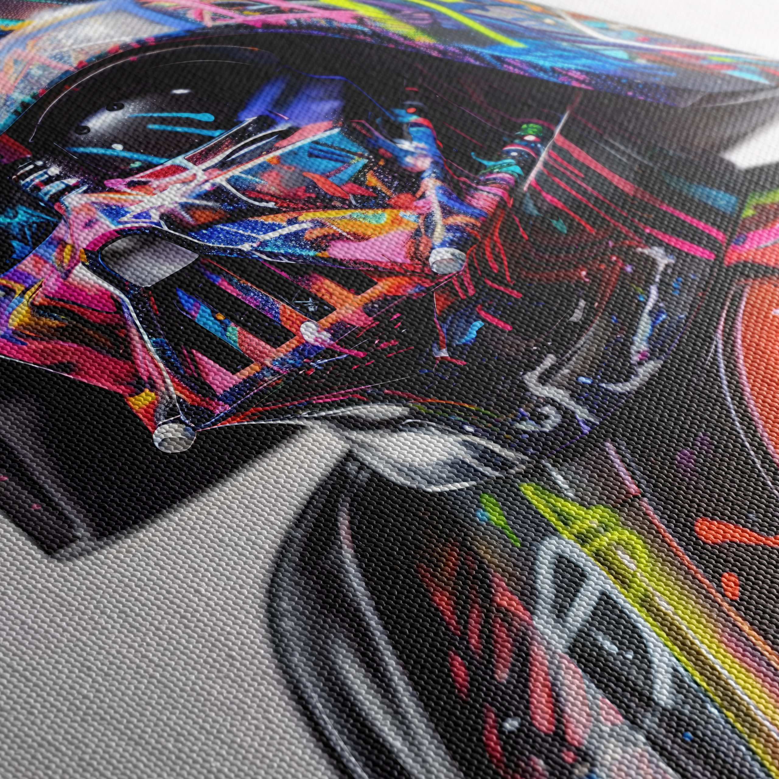 Colorful Stylized Darth Vader Art - Image 5