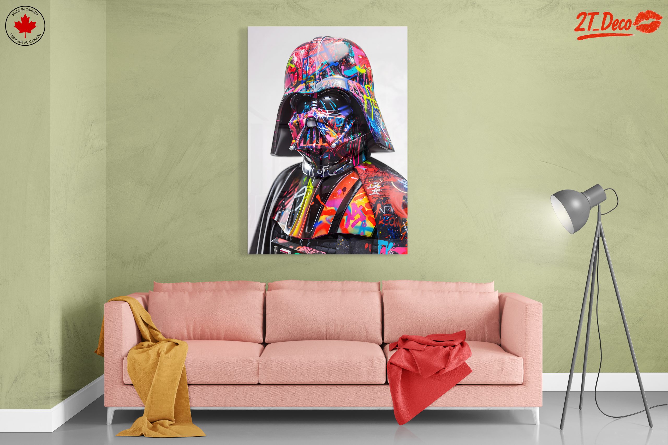 Colorful Stylized Darth Vader Art - Image 7