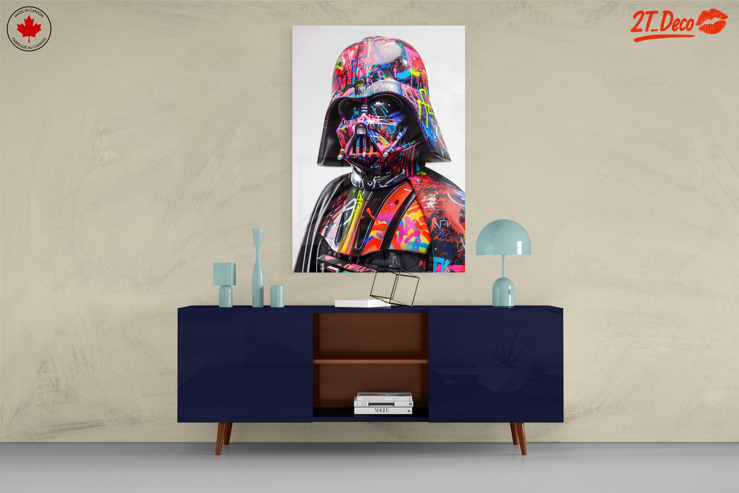 Colorful Stylized Darth Vader Art - Image 8