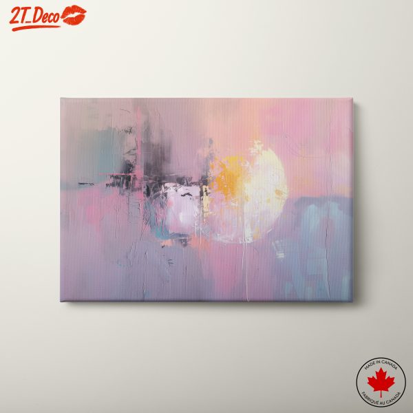 Colorful Abstract Painting with Soft Hues