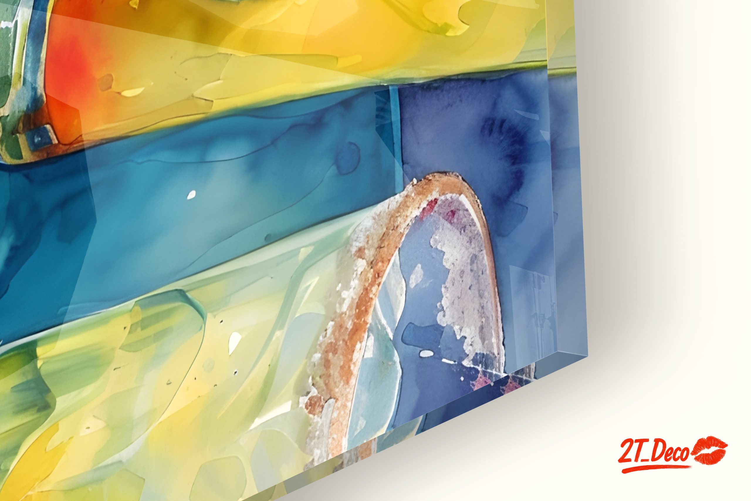 Colorful Beverage Artwork with Fresh Fruits - Image 9