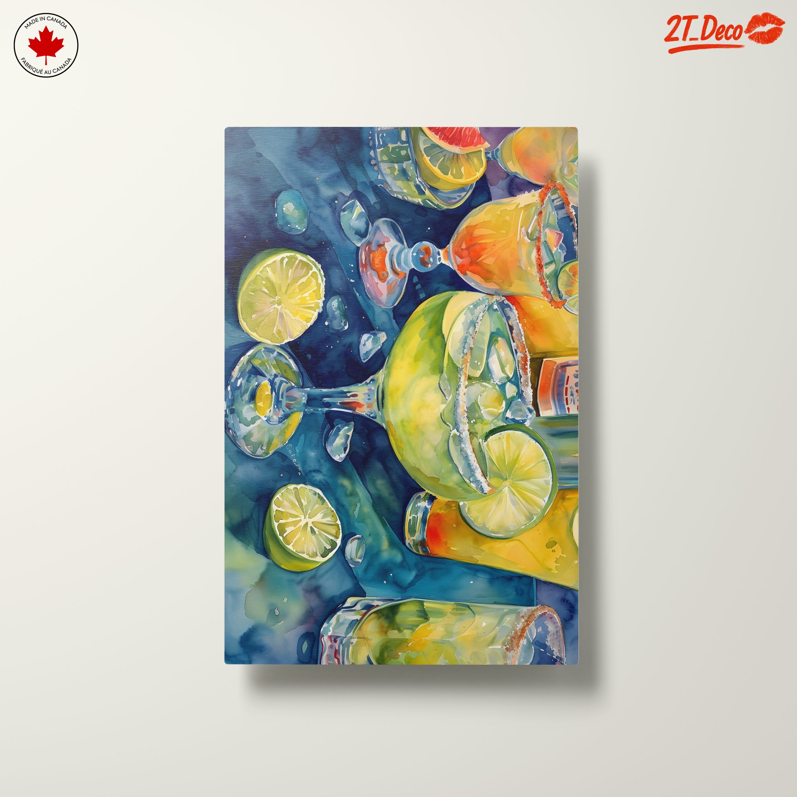 Colorful Beverage Artwork with Fresh Fruits - Image 10