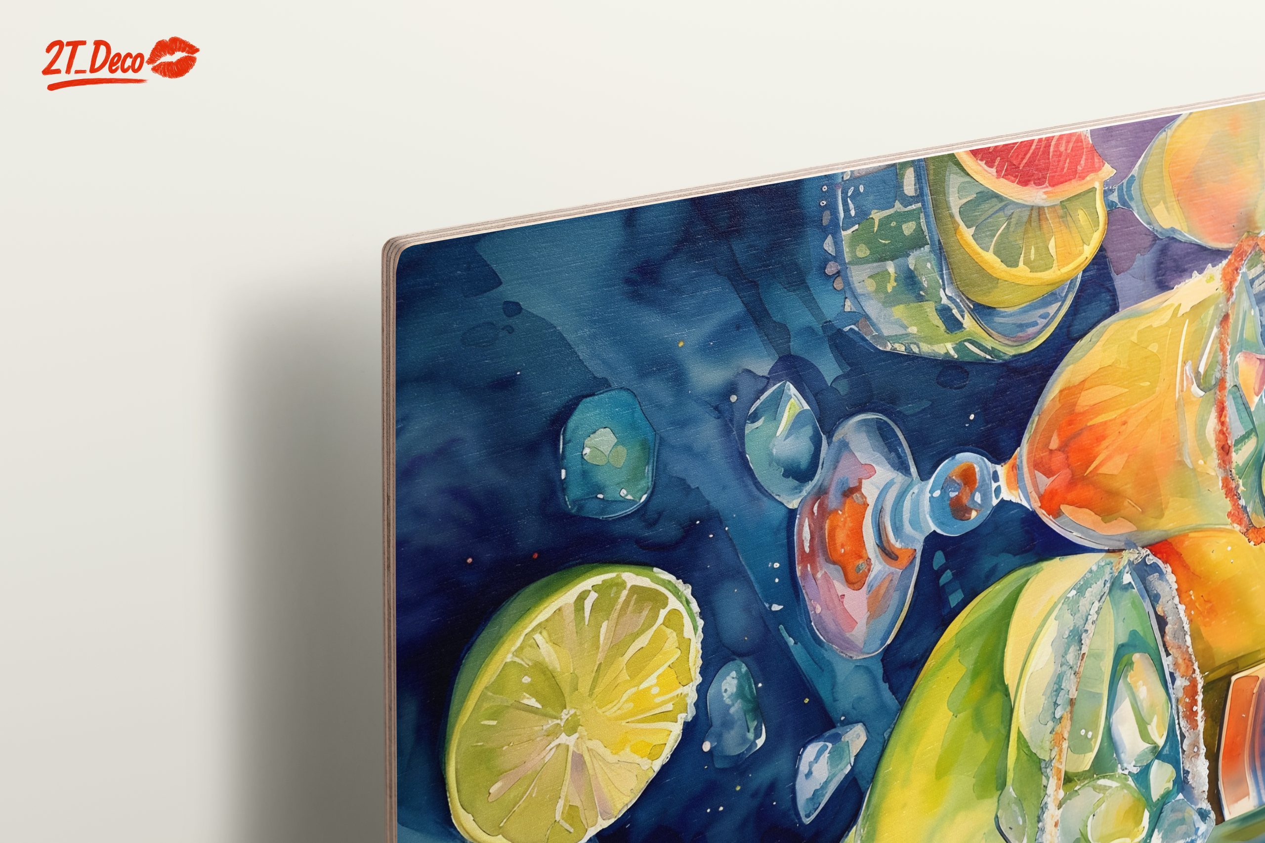 Colorful Beverage Artwork with Fresh Fruits - Image 15