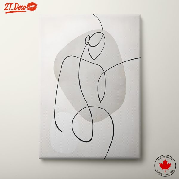 Minimalist Abstract Figure Art