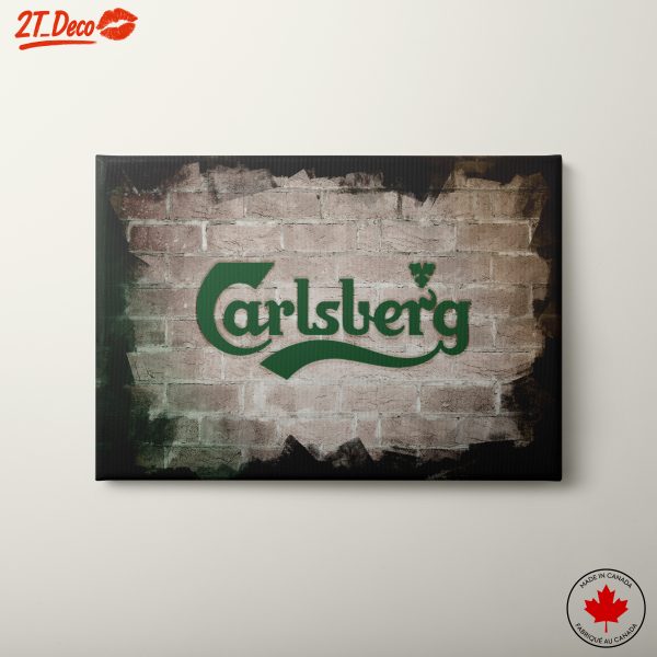 Vintage Carlsberg Beverage Art for Modern Decor