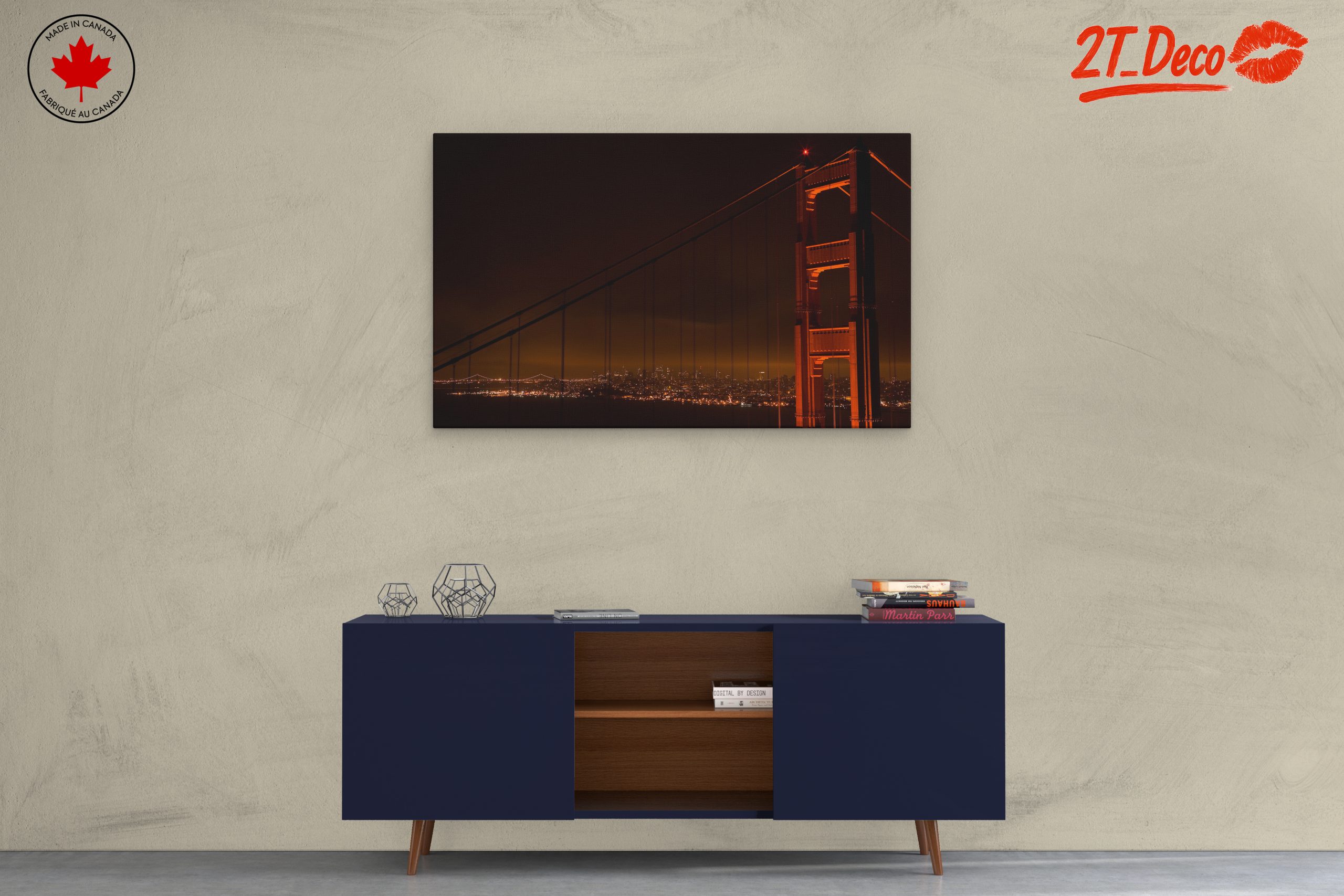 Golden Gate Bridge at Night - Image 3