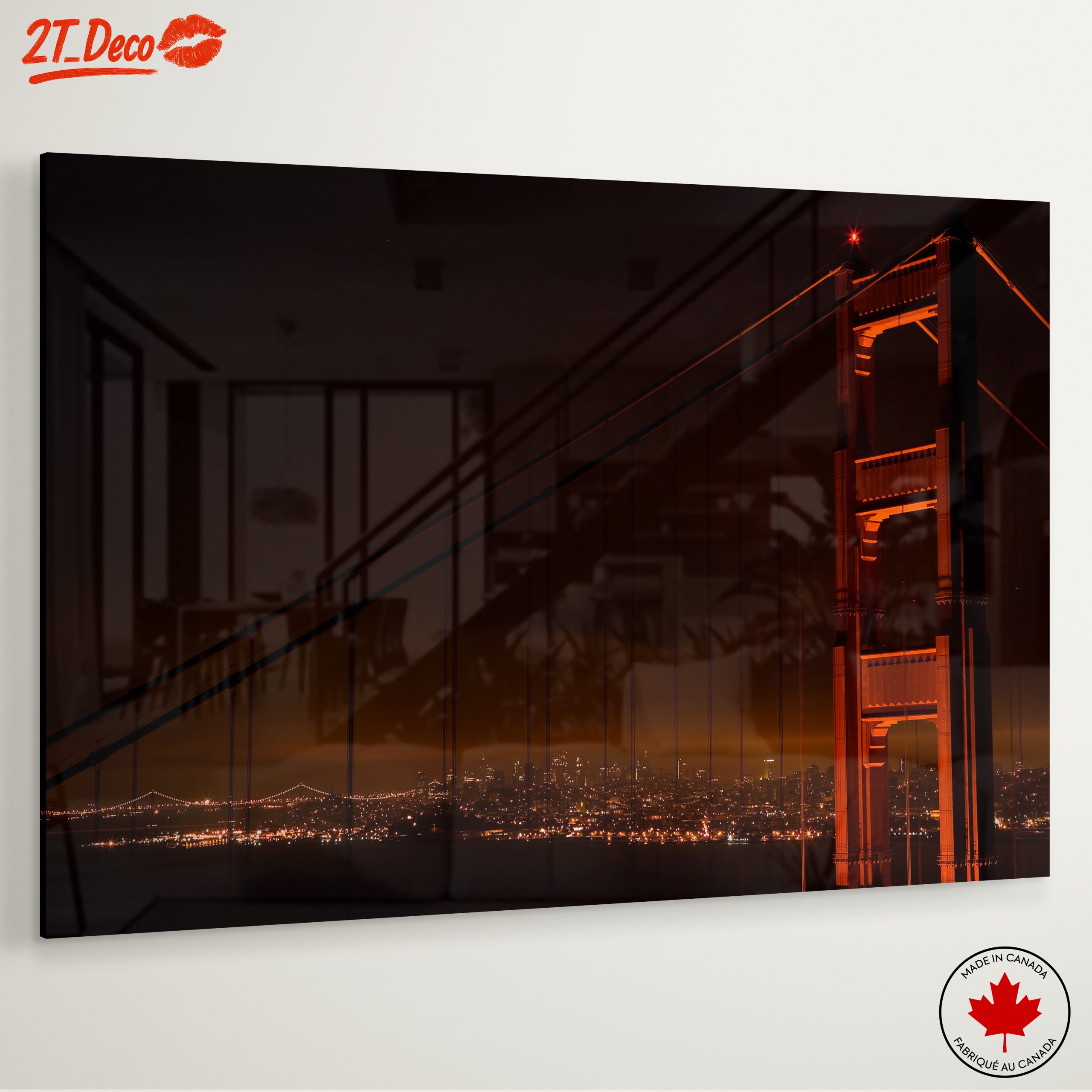 Golden Gate Bridge at Night - Image 6