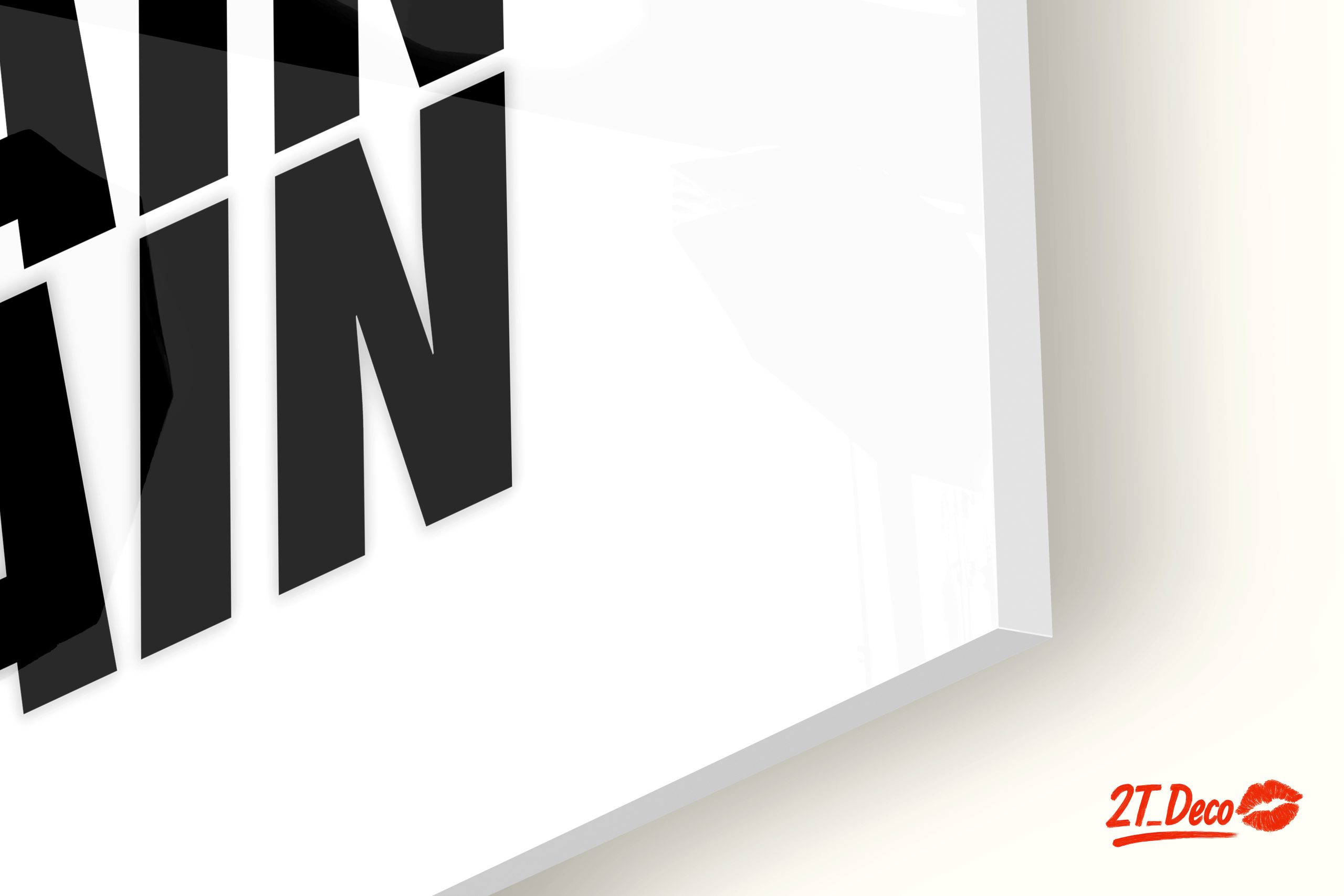 Bold Aesthetic Poster with Repeating Text - Image 9
