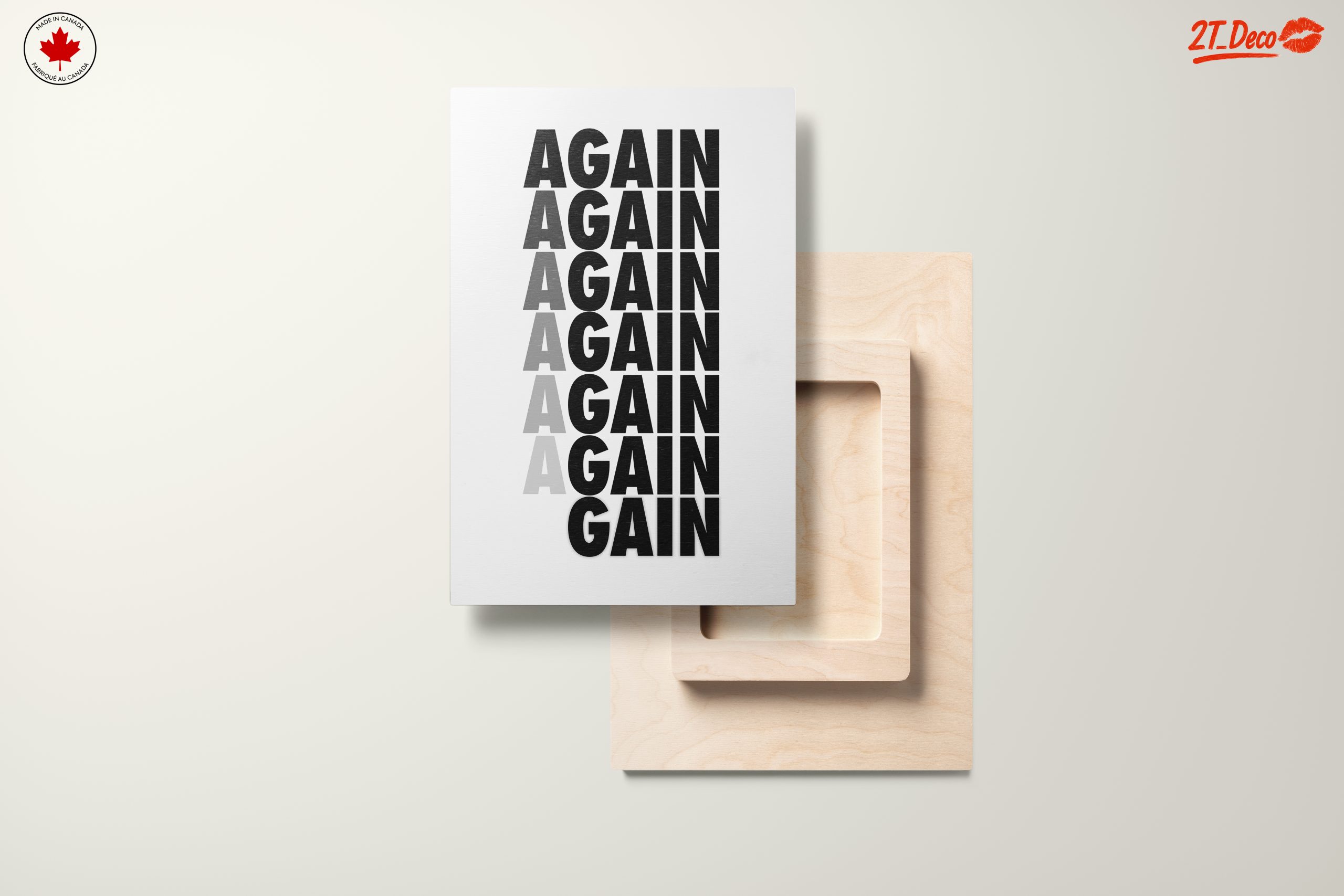 Bold Aesthetic Poster with Repeating Text - Image 11