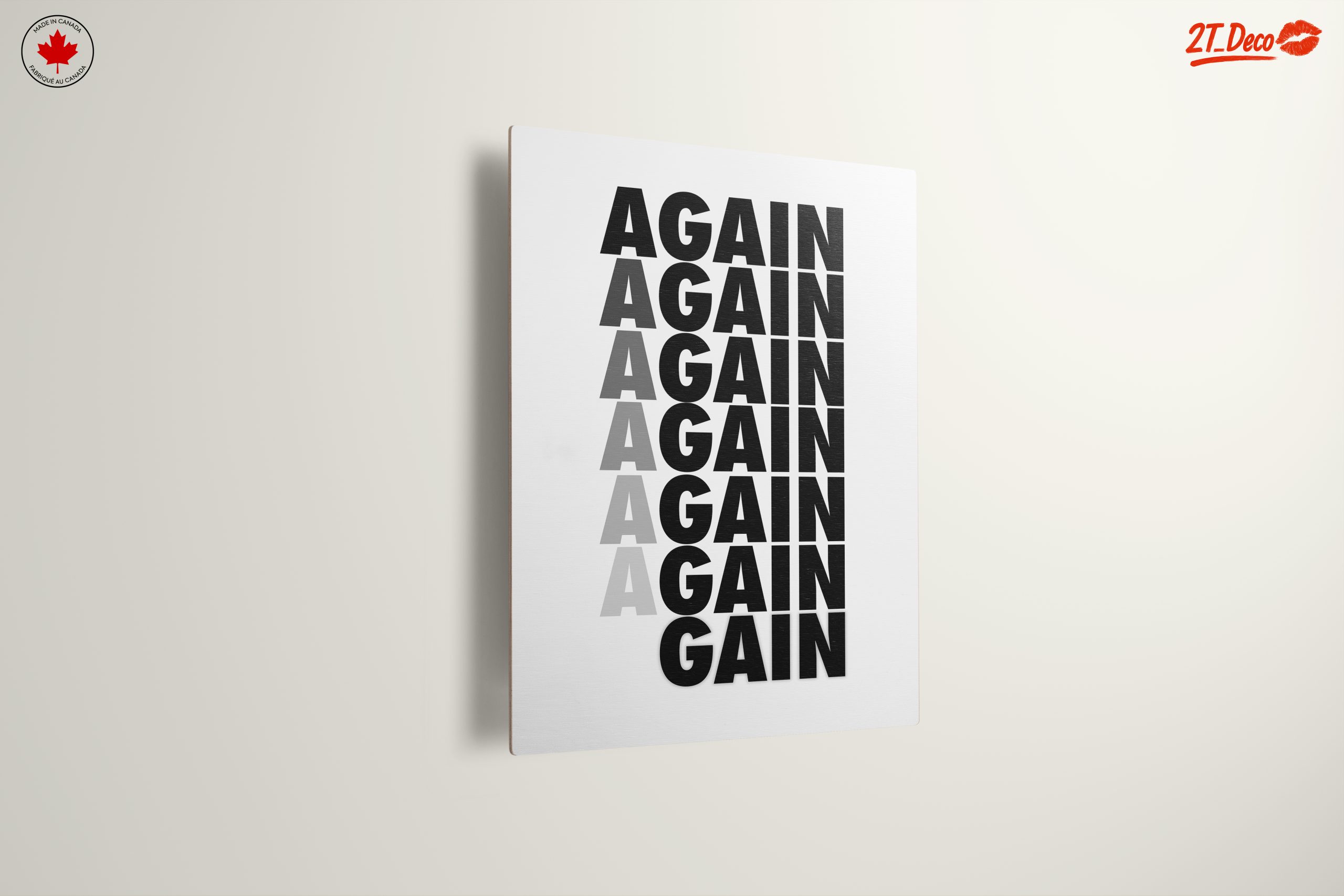 Bold Aesthetic Poster with Repeating Text - Image 13