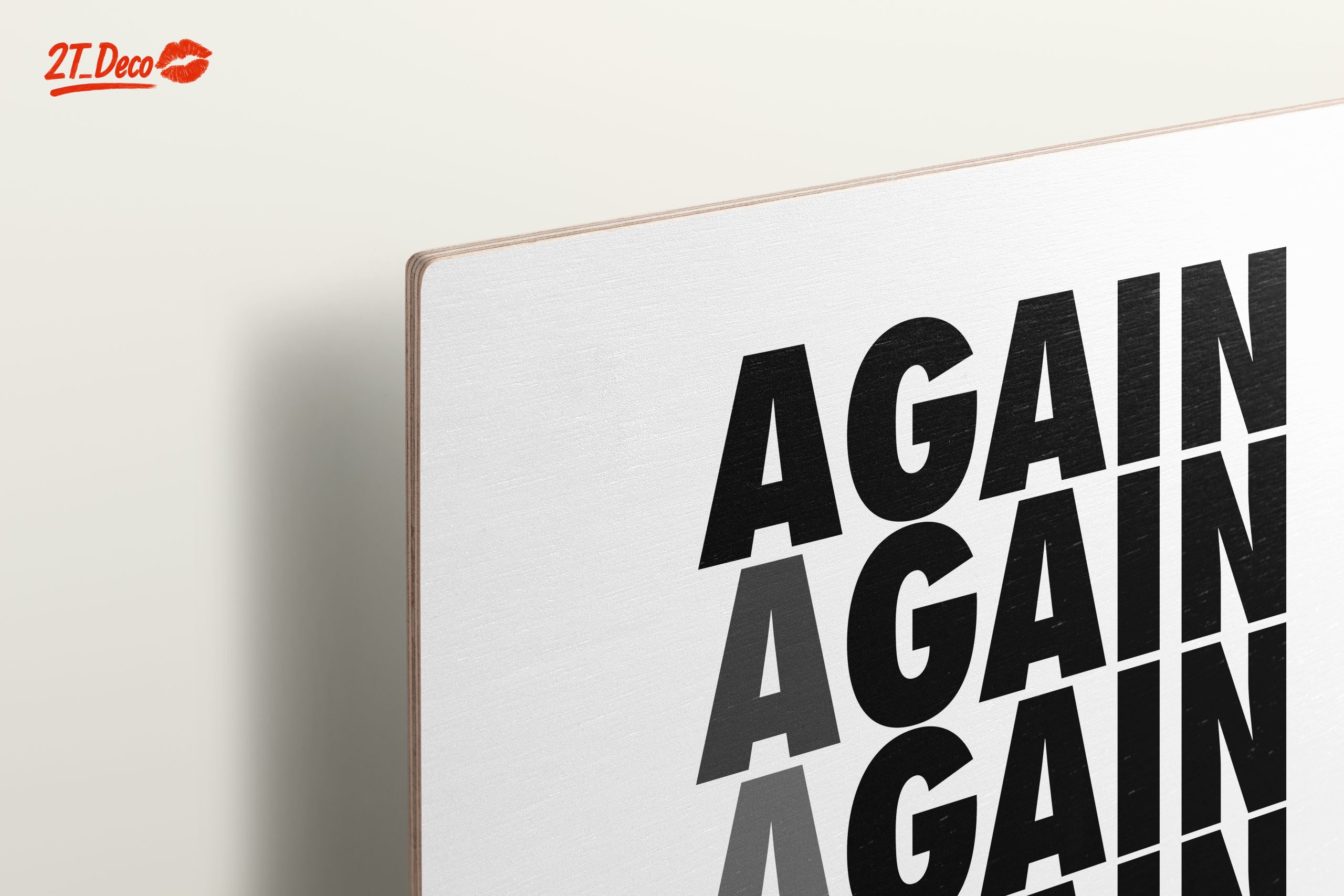 Bold Aesthetic Poster with Repeating Text - Image 15