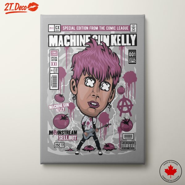 Artistic Representation of Machine Gun Kelly