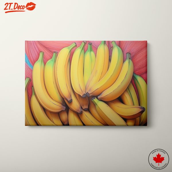 Vibrant Abstract Banana Art 2